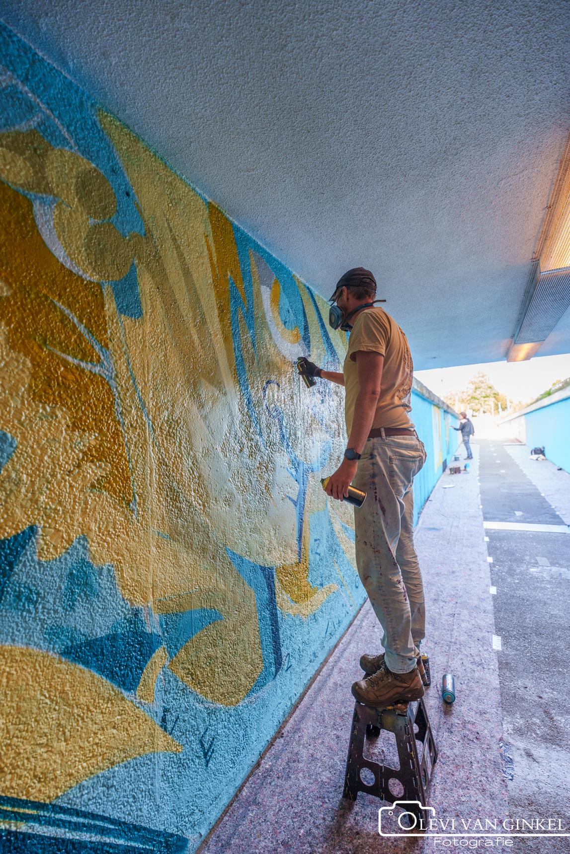 Zmaja, Marloes De Kiewit, Laxmi Manuela, Simian Switch, VAAF, Toscanabanana, Sokaris, Anouk Brand, Lucile Van Laecken, Rutger Termohlen, Sowet, Zark, Studio mutoni, Sasko, Kseniia Nel—Bospoorttunnel 'Wij eisen de nacht op'