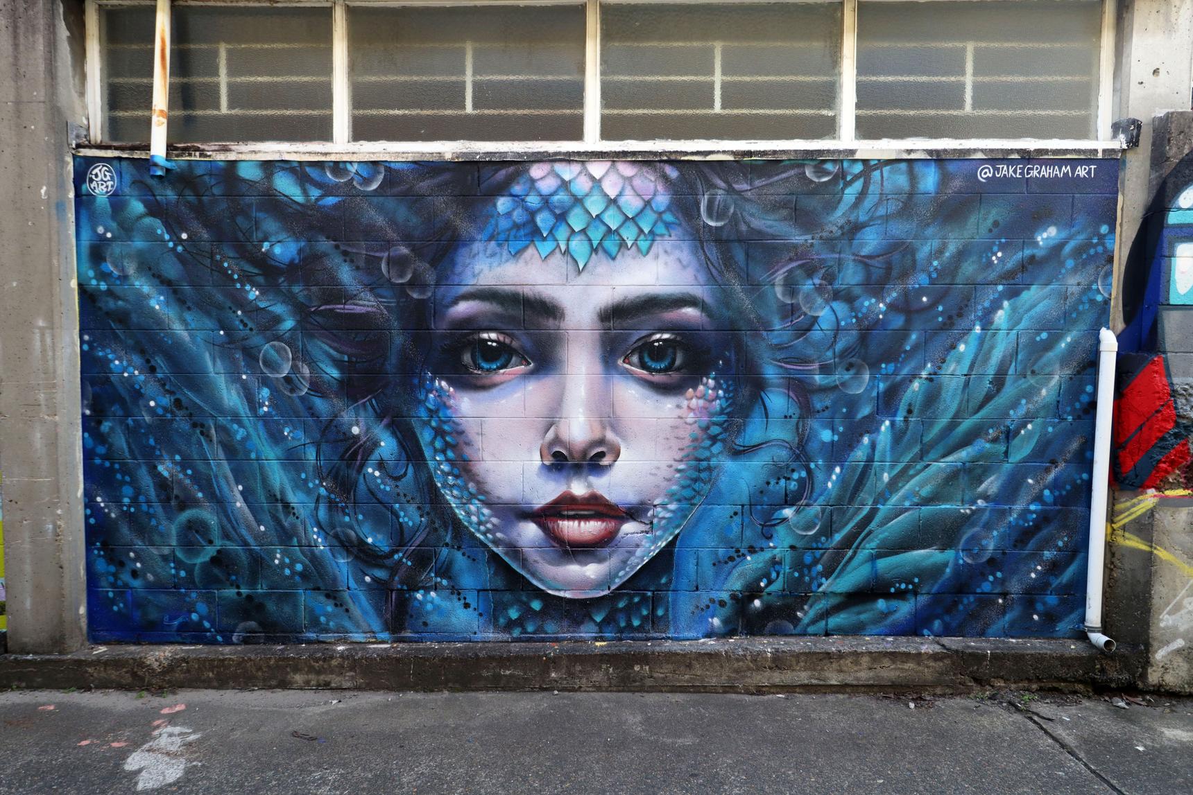Jake Graham—Mermaid Mural