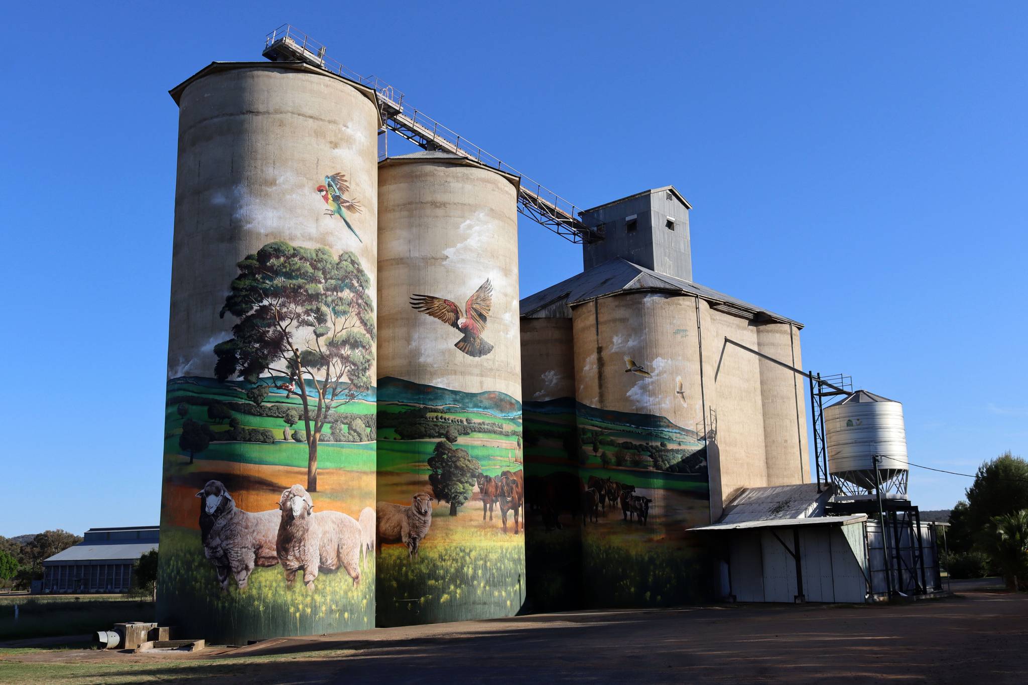 Heesco&mdash;Grenfell Silo Artwork