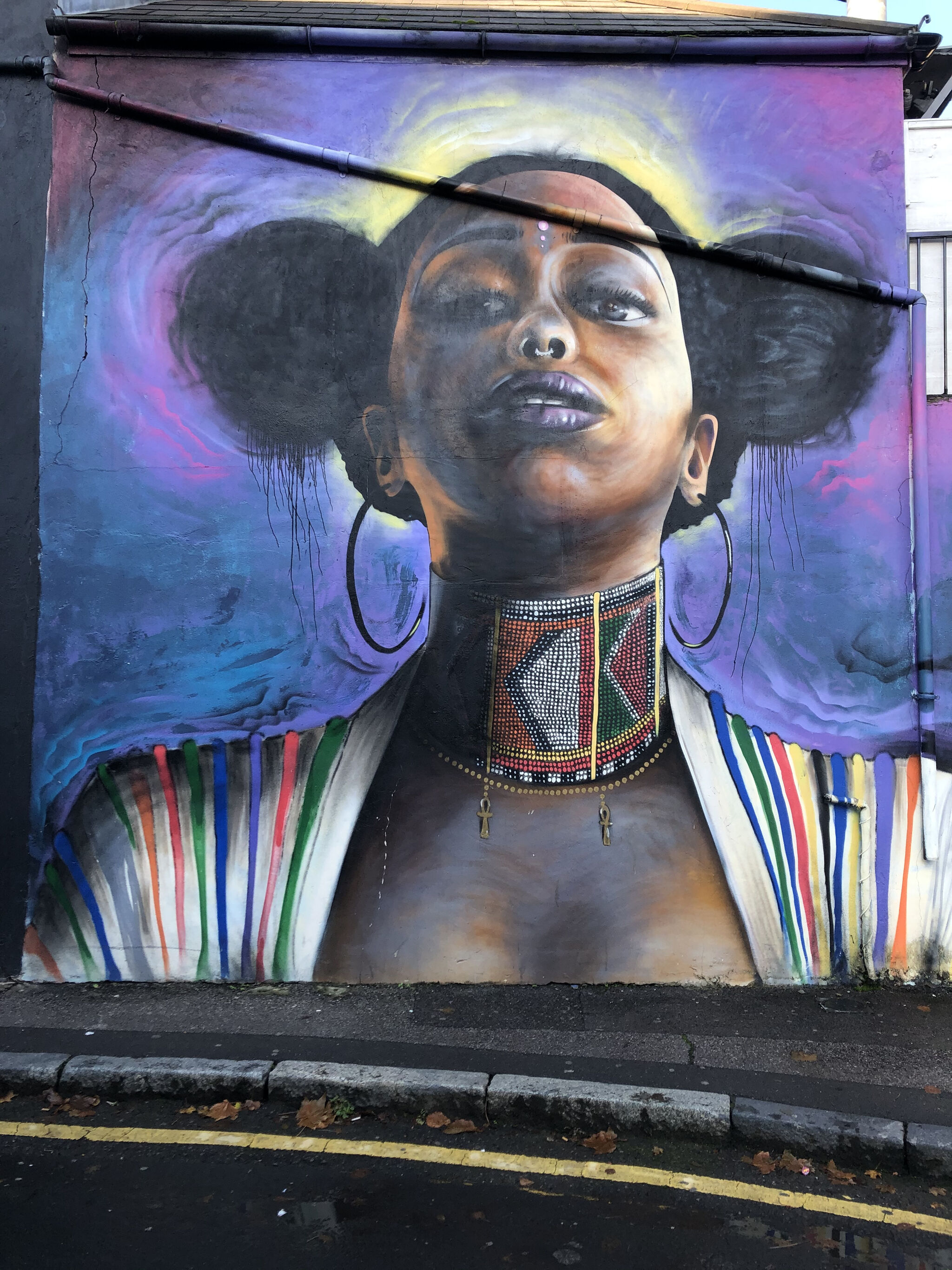 Dreph&mdash;Lady with Choker Mural