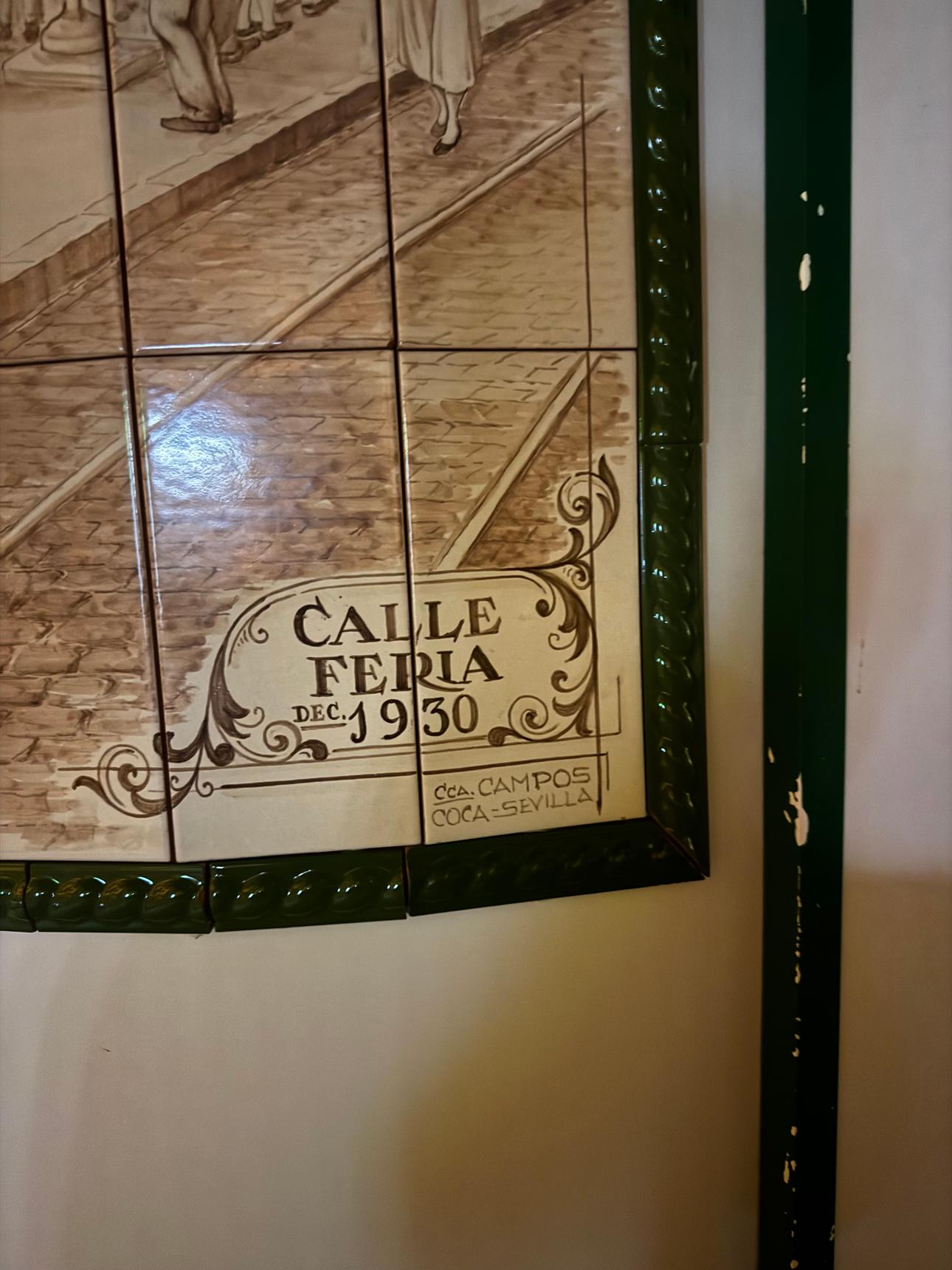Cerámica Campos—Calle Feria, 1930