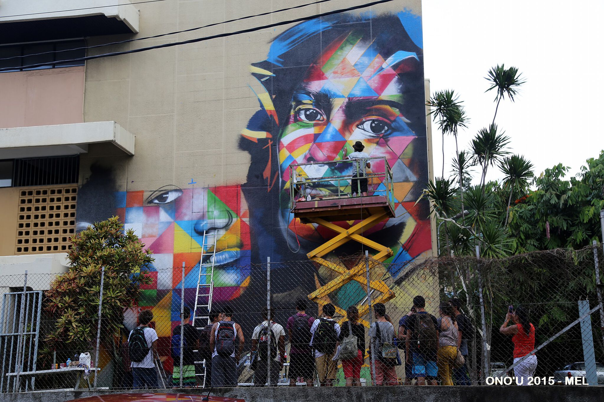 Eduardo Kobra&mdash;Kobra in Papeete