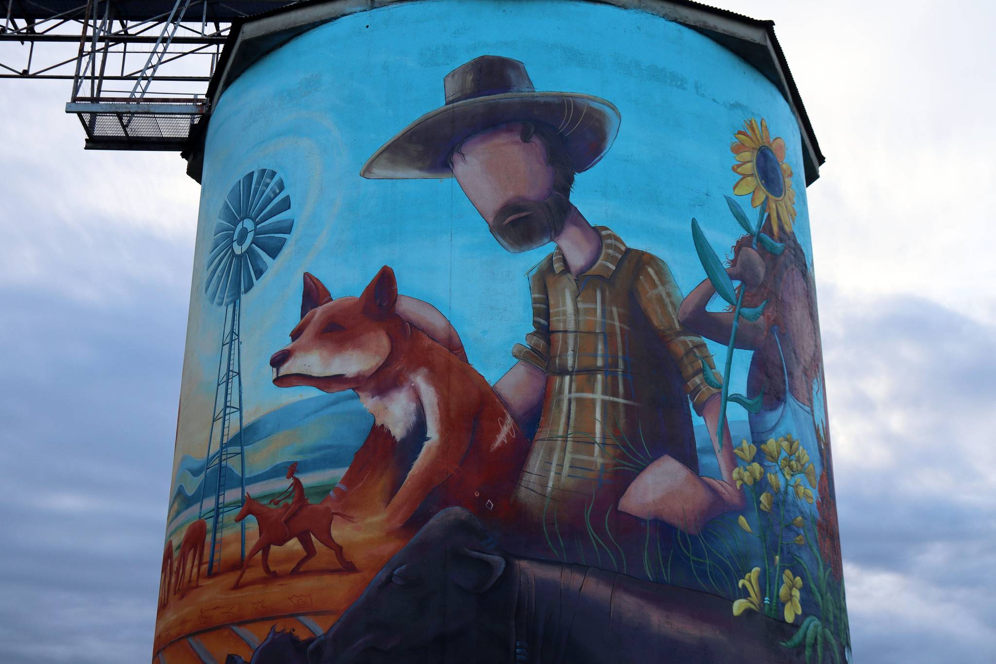 Peter Ryan&mdash;Quirindi Silo Art