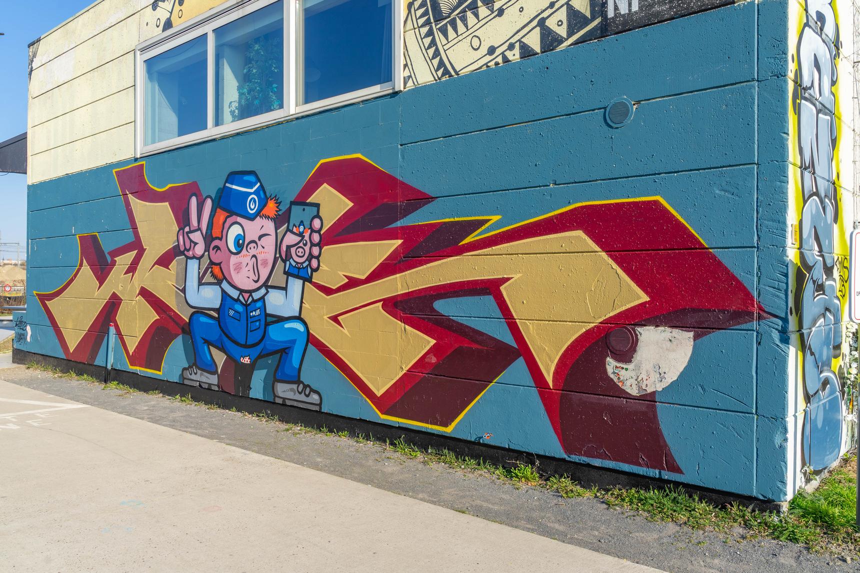 —Legal wall Douaneplein