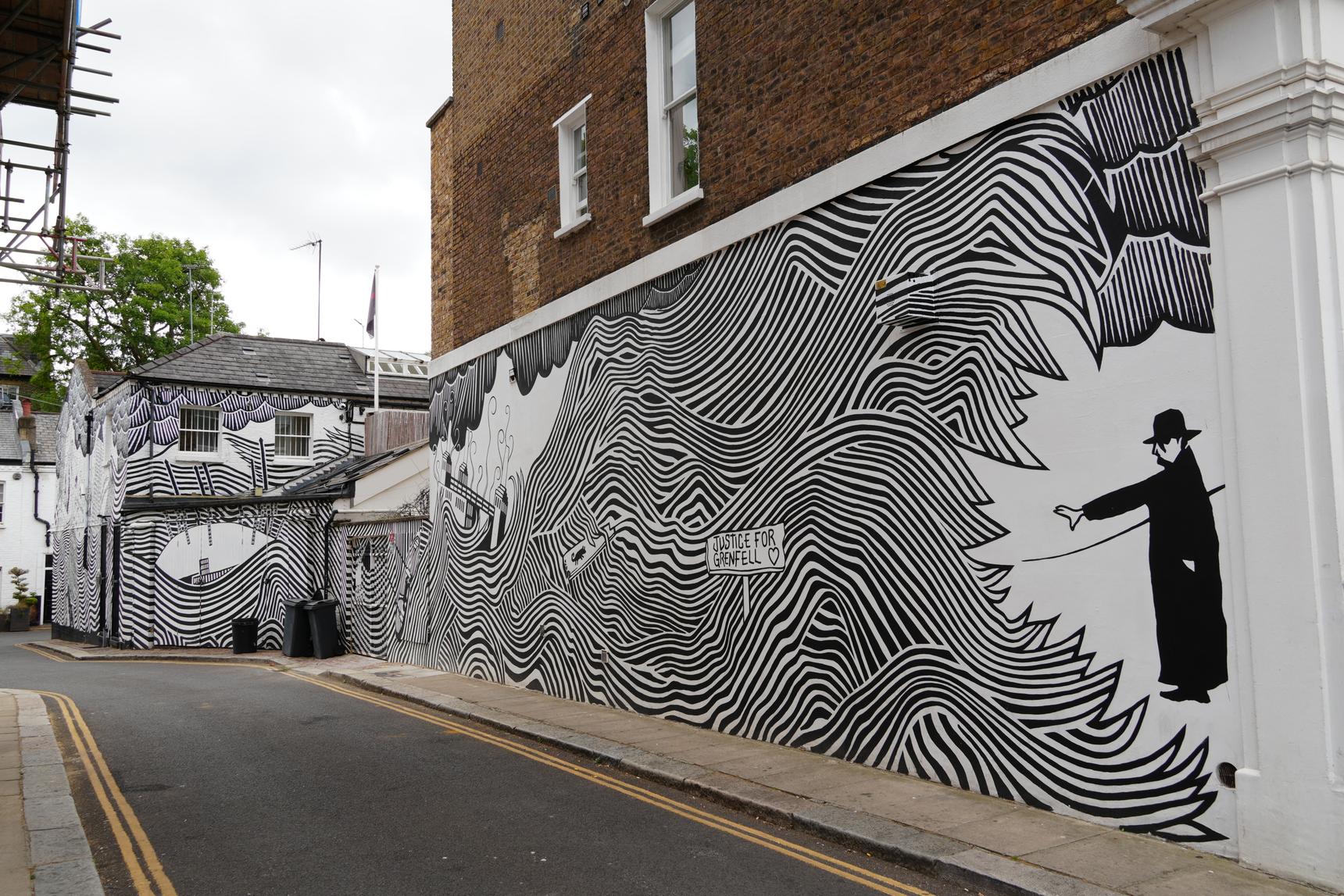 Stanley Donwood—"The Eraser" Mural