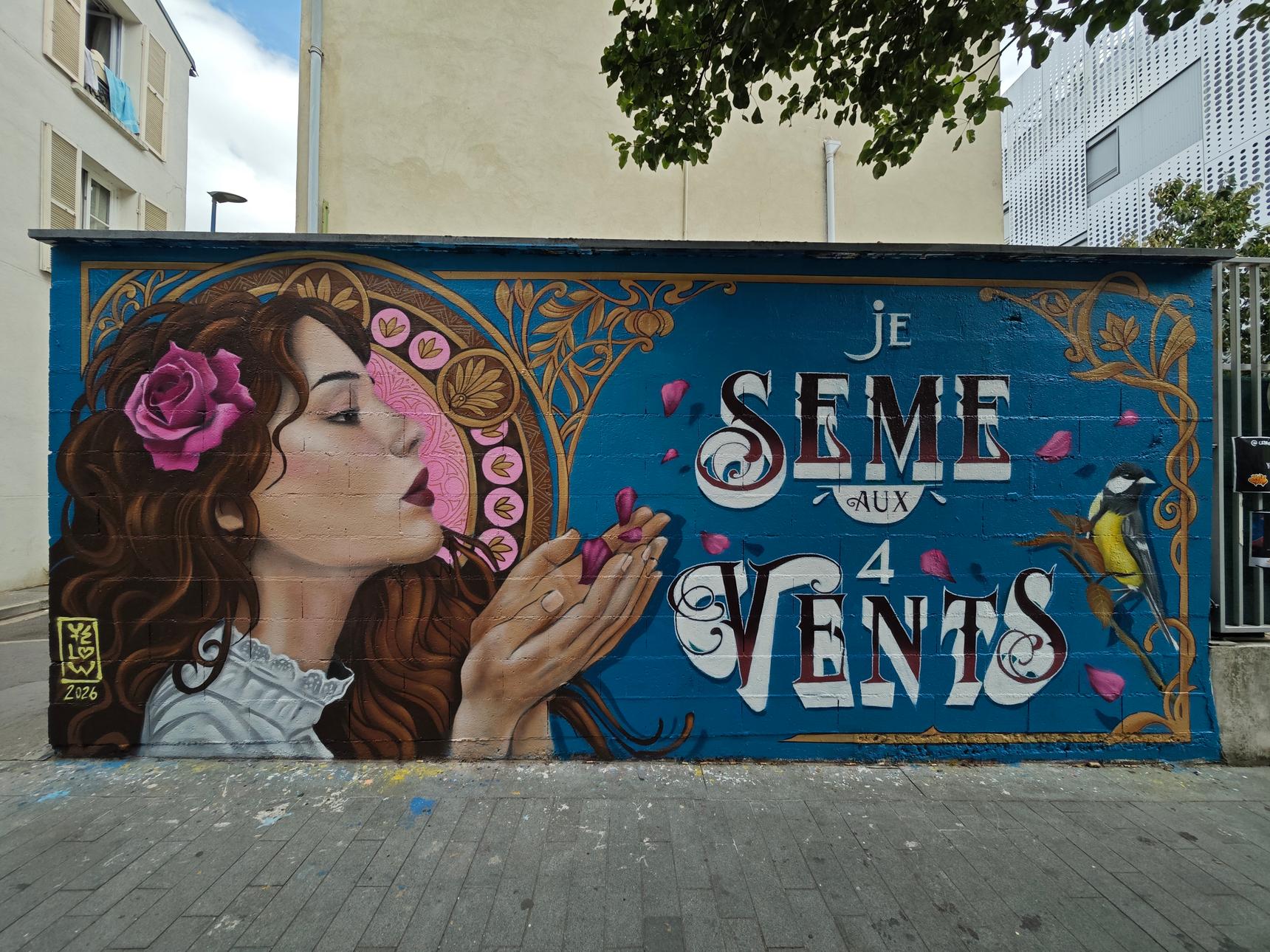 Cédric Yelow—JE SEME AUX QUATRE VENTS
