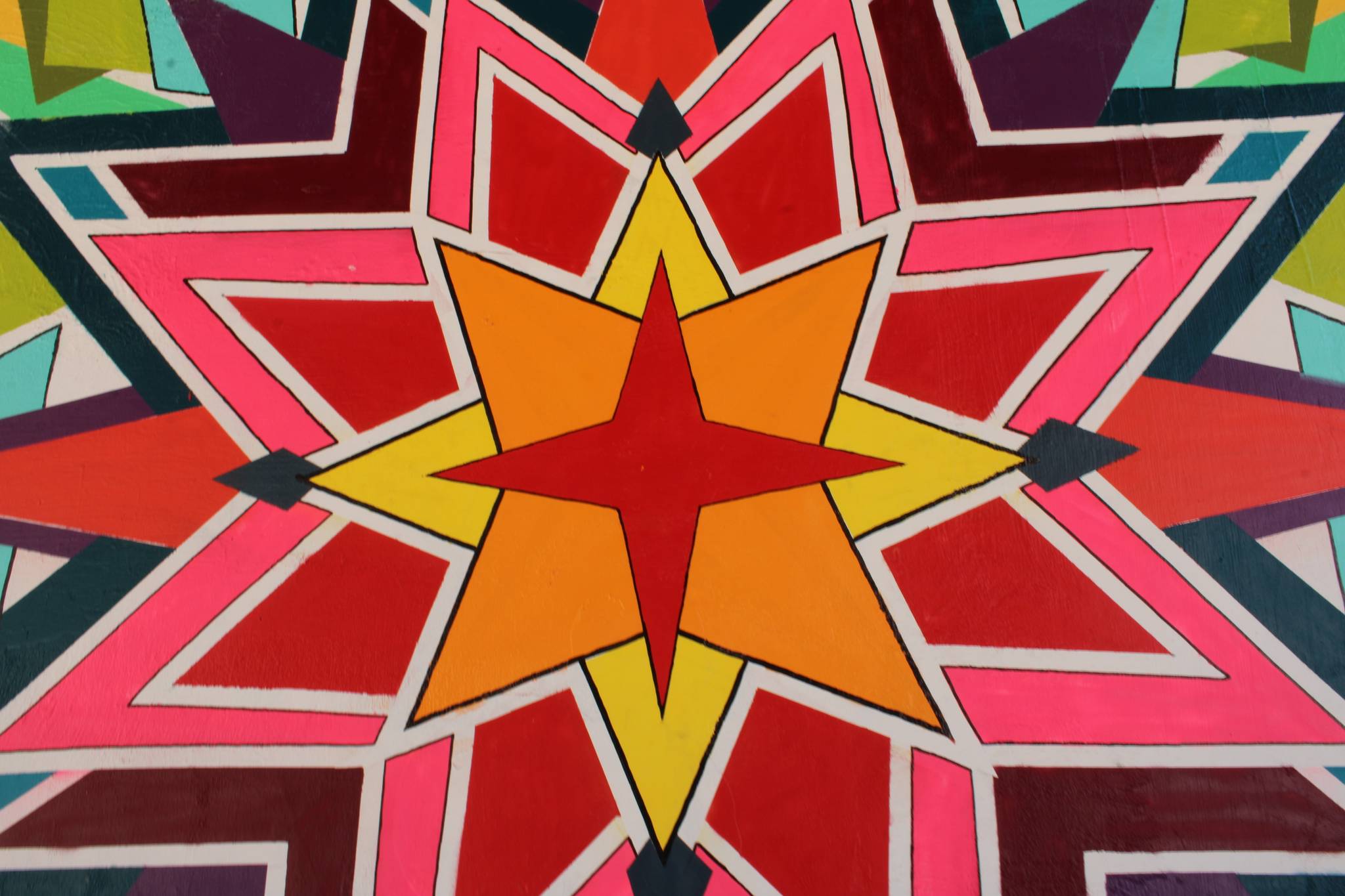 Eddie McCulley&mdash;Kaleidoscope mural