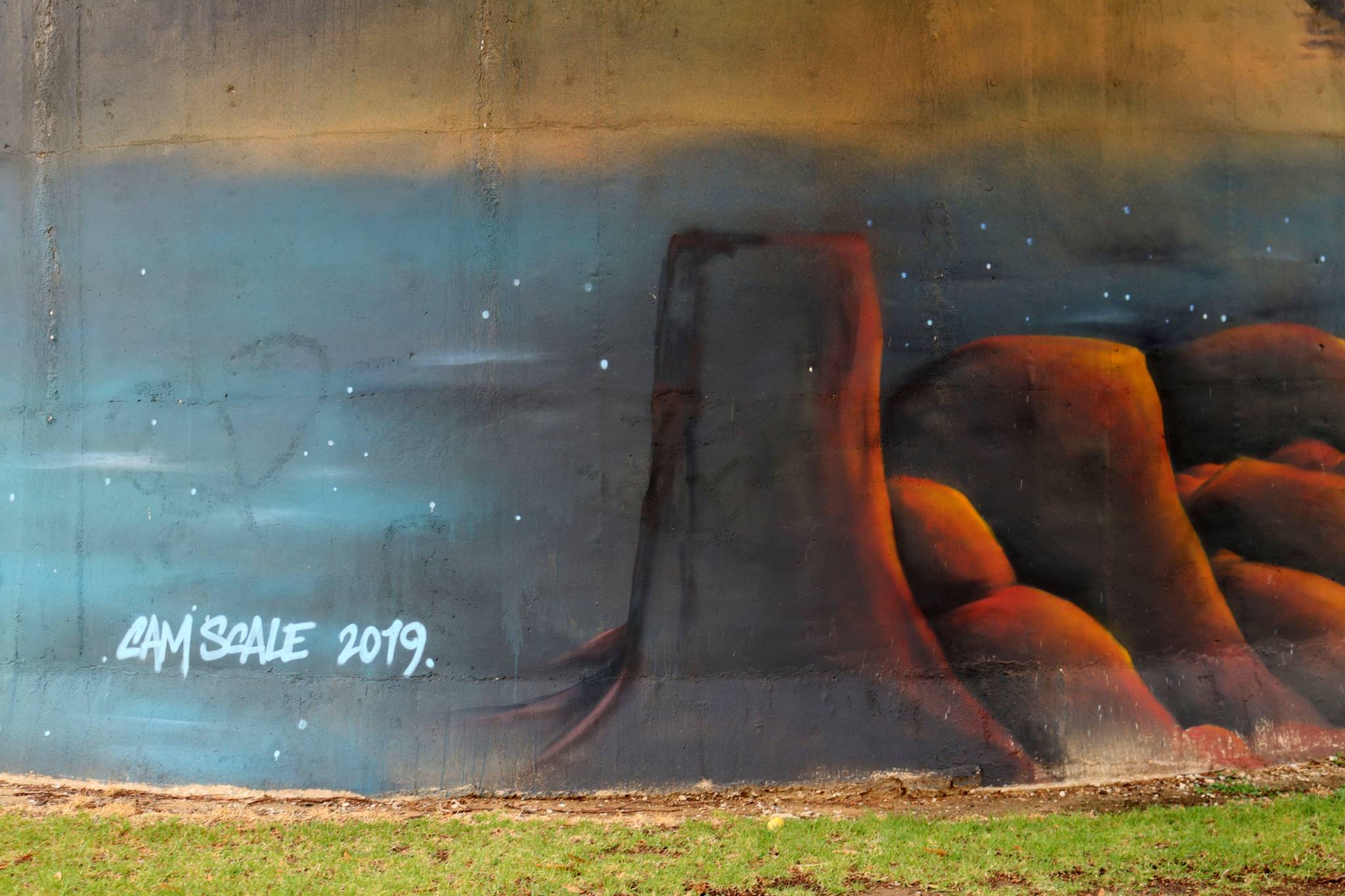 Cam Scale&mdash;Deniliquin Water Tower Mural