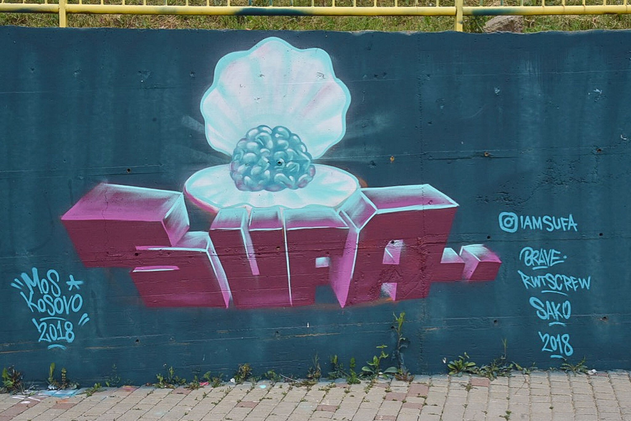 SUFA&mdash;Graffiti_SUFA_FOR_MOS_Kosovo_2018