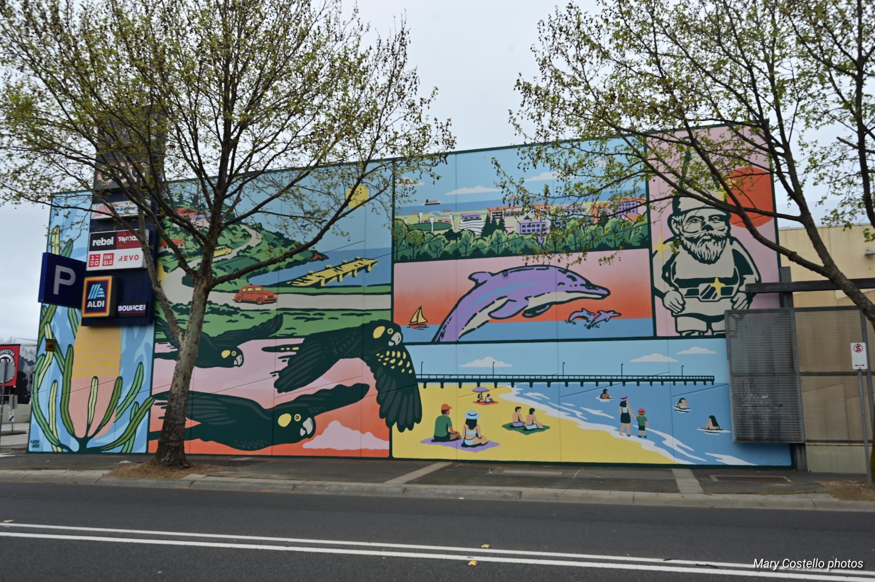 Jack and Josh—Frankston's 60th anniversary mural