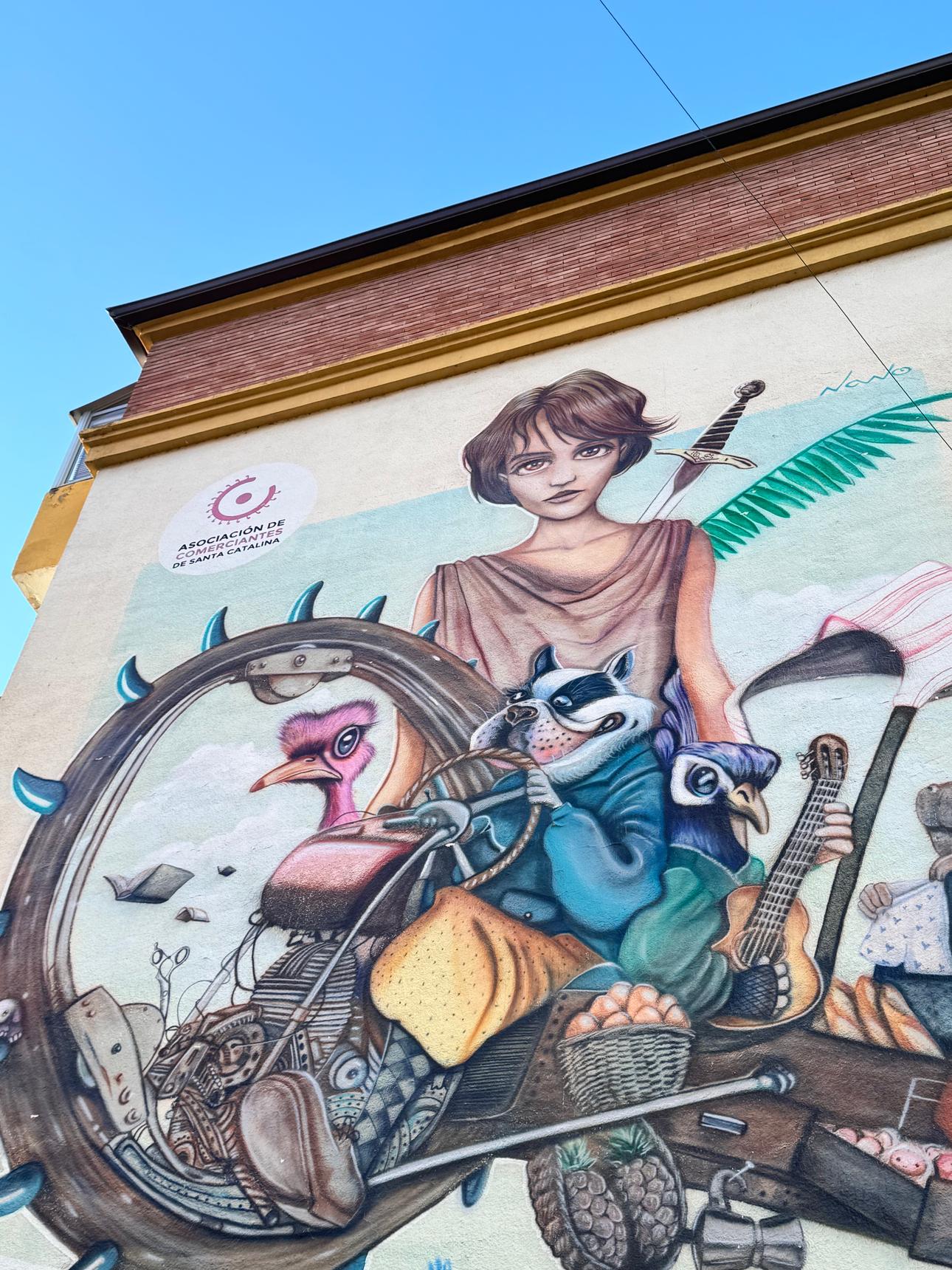 Nano Arribas Lázaro—Santa Catalina / Alegoría al Barrio de Santa Catalina