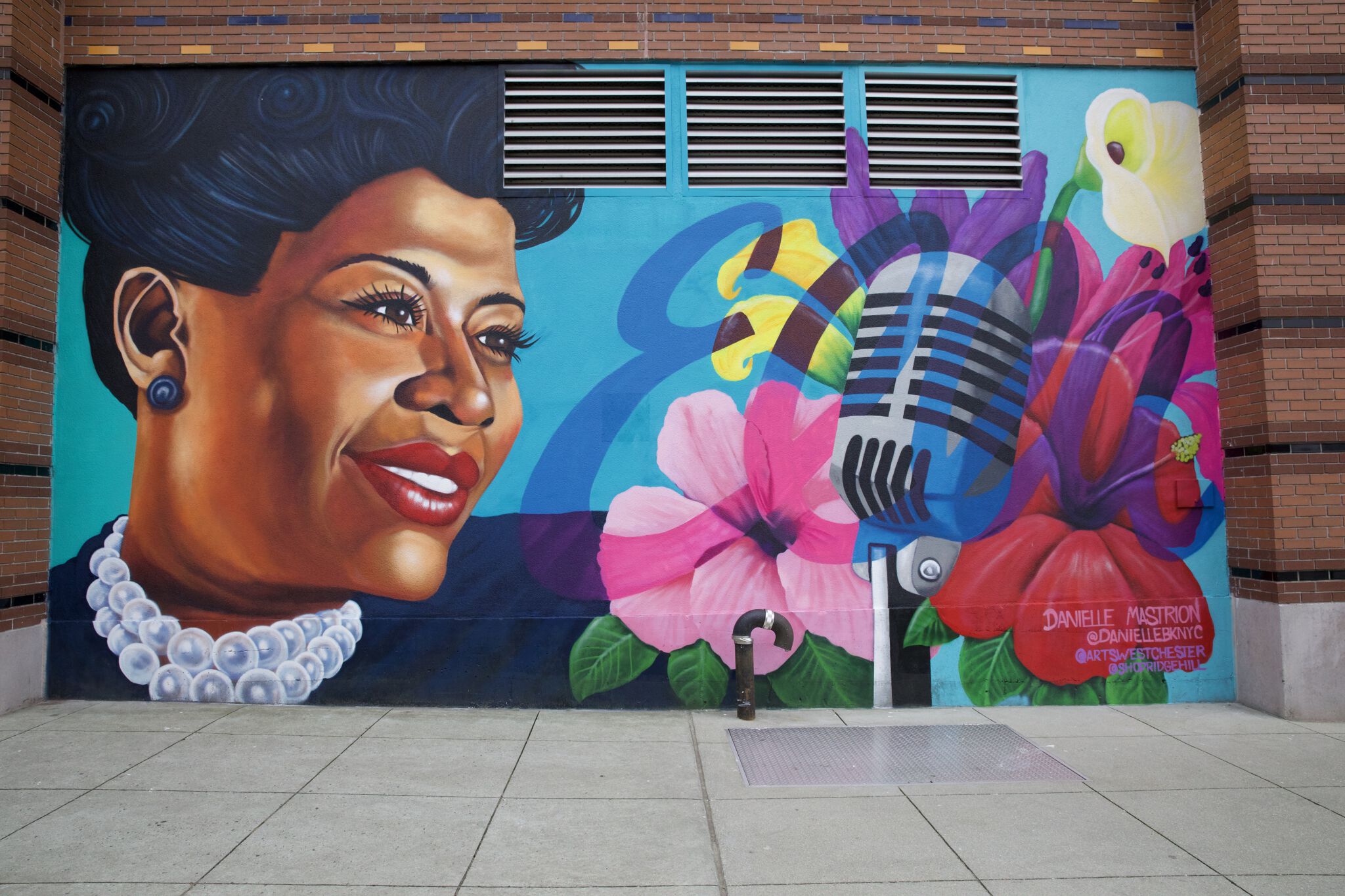 Danielle Mastrion&mdash;Ella Fitzgerald Tribute Mural