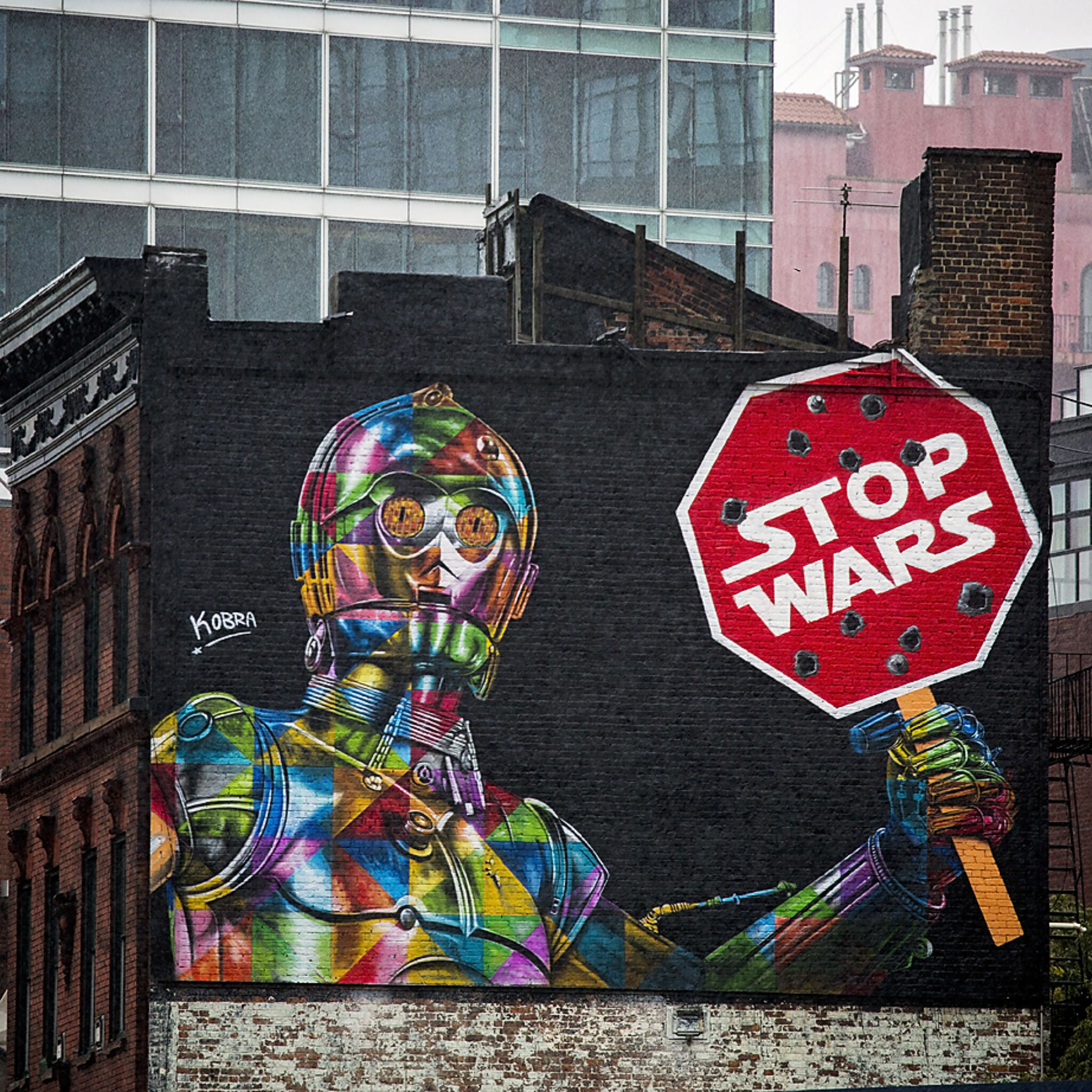 Eduardo Kobra&mdash;Stop Wars