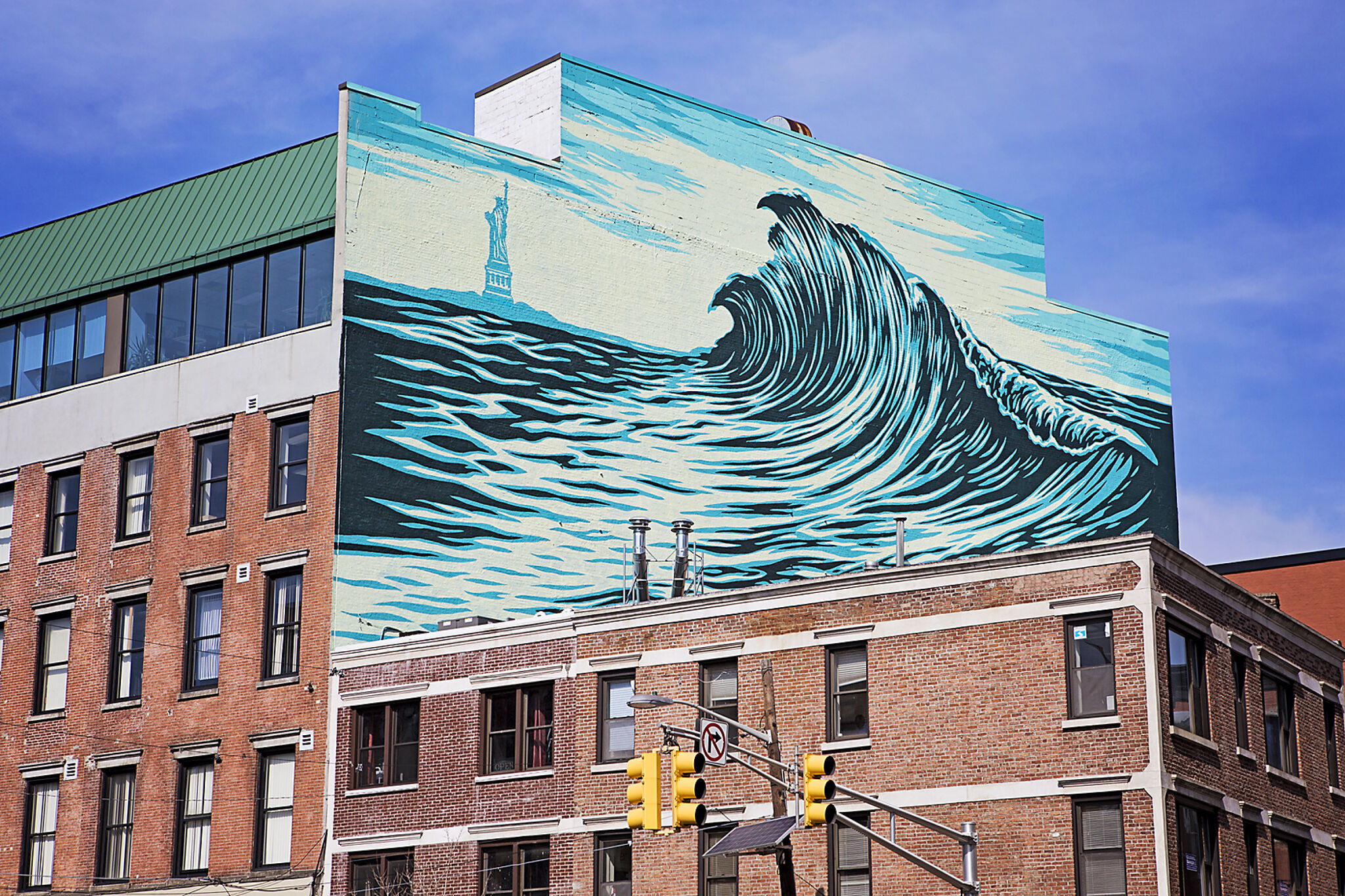 Shepard Fairey&mdash;The Jersey City Wave