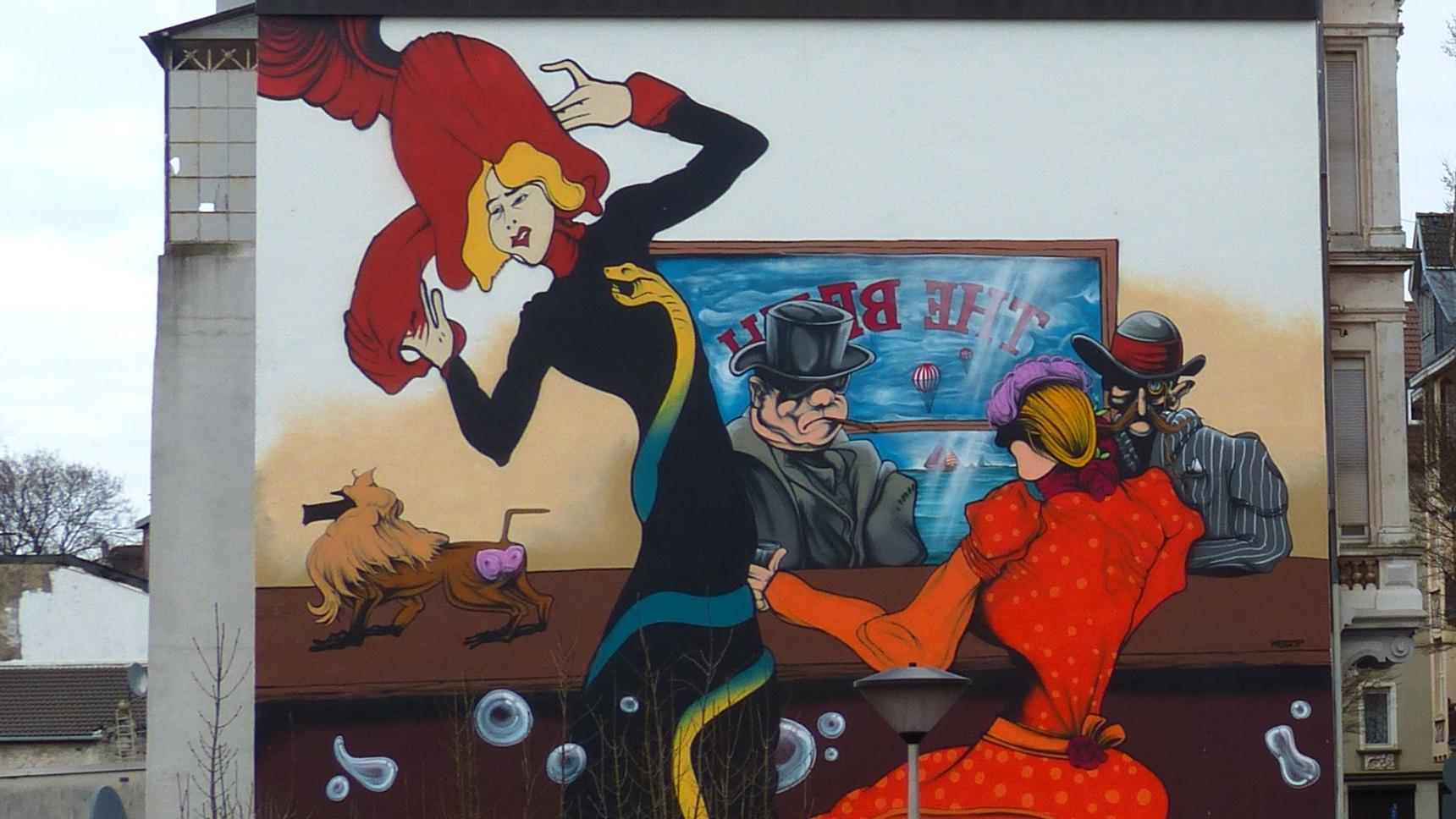Jens Westip aka WESTIP—Homage to Toulouse Lautrec