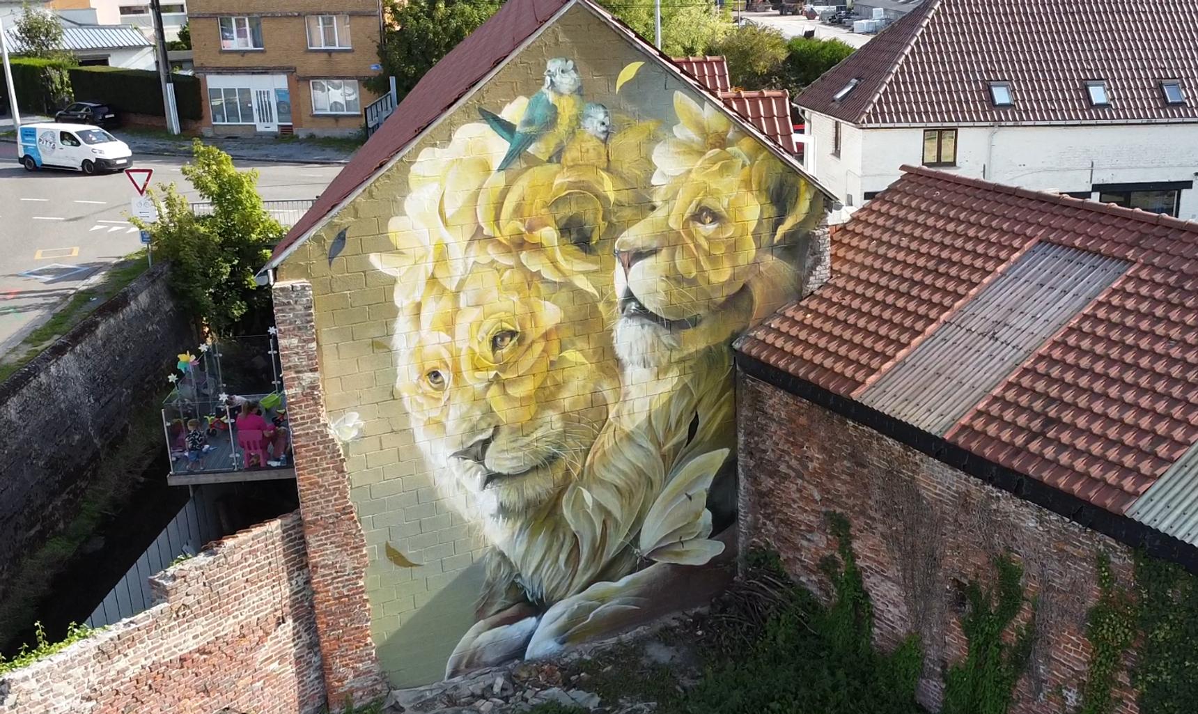Curtis Hylton—Les deux lions de Ciply