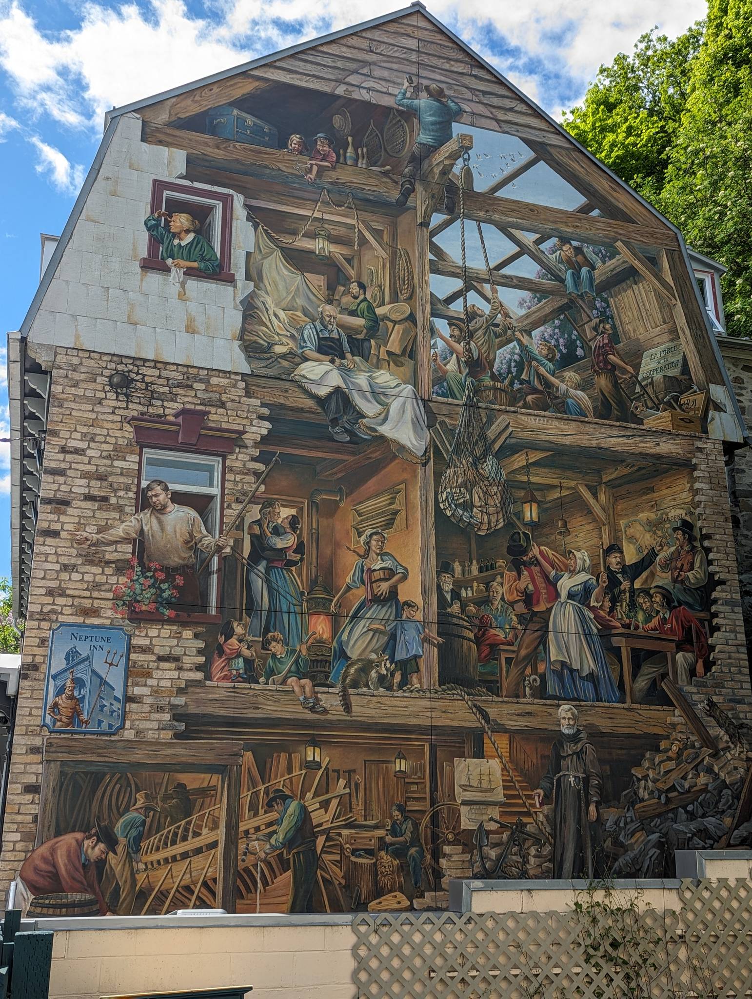 Murale Creation&mdash;Fresque du Petit-Champlain