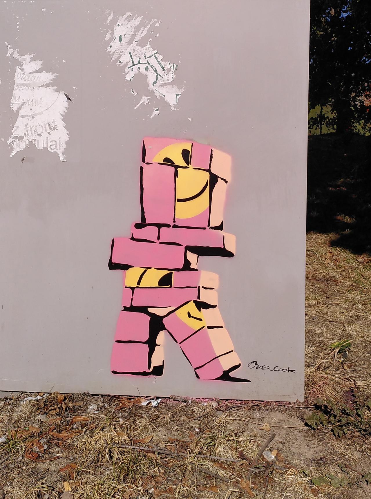 overcook—Brick smiling face