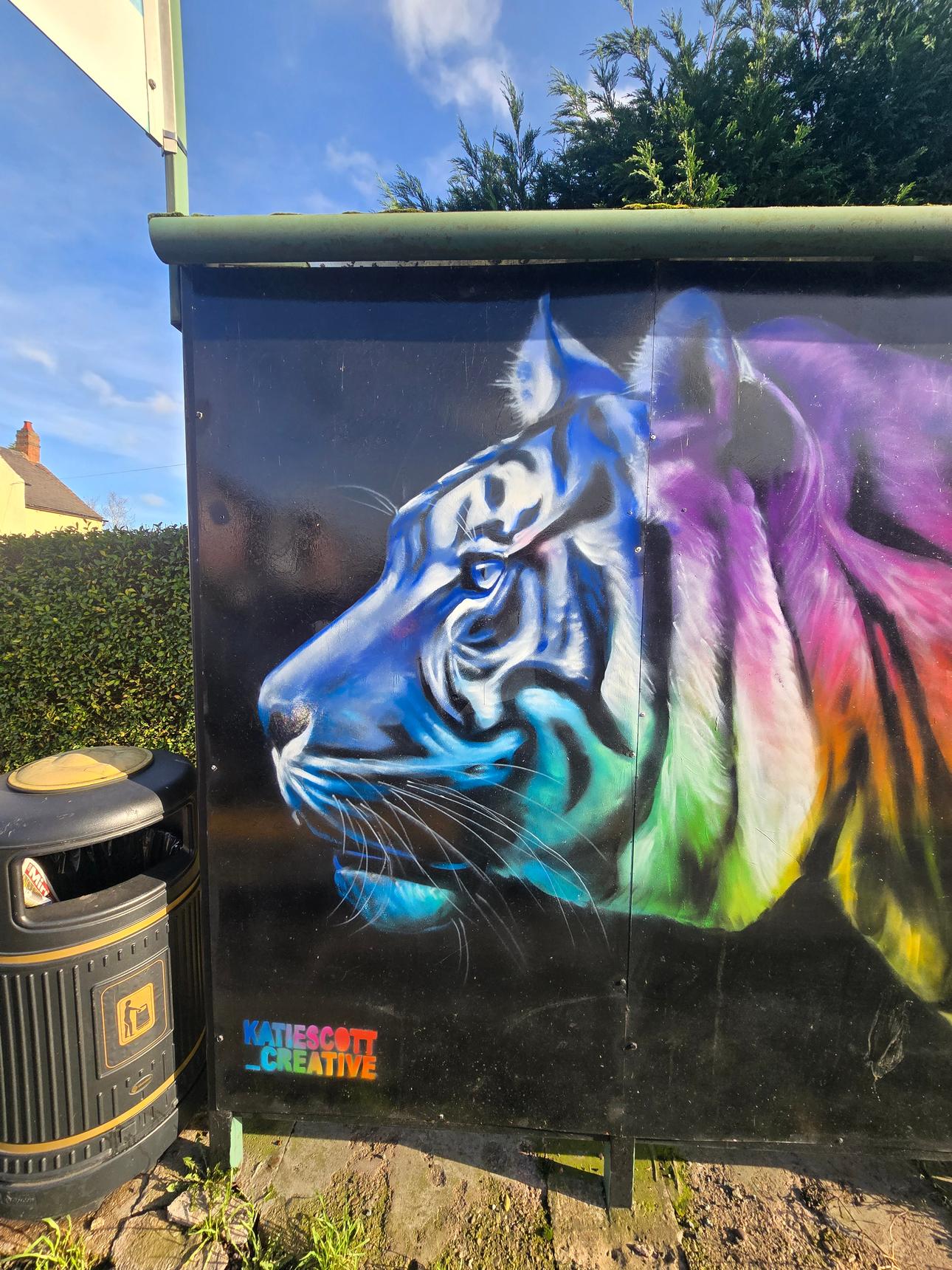 Katie Scott—Bus Shelter - Tamworth Pride