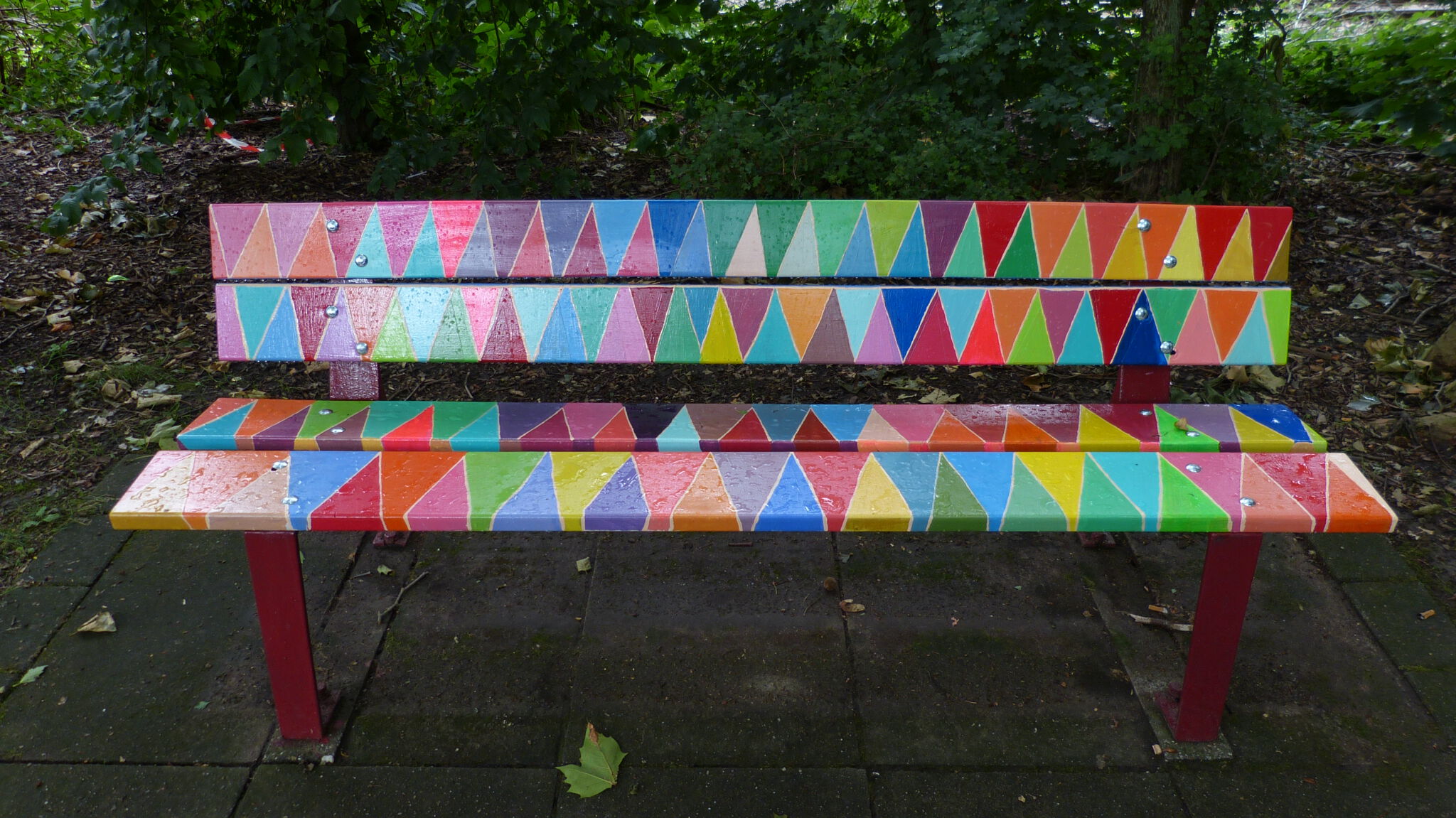 local schoolkids&mdash;Benches