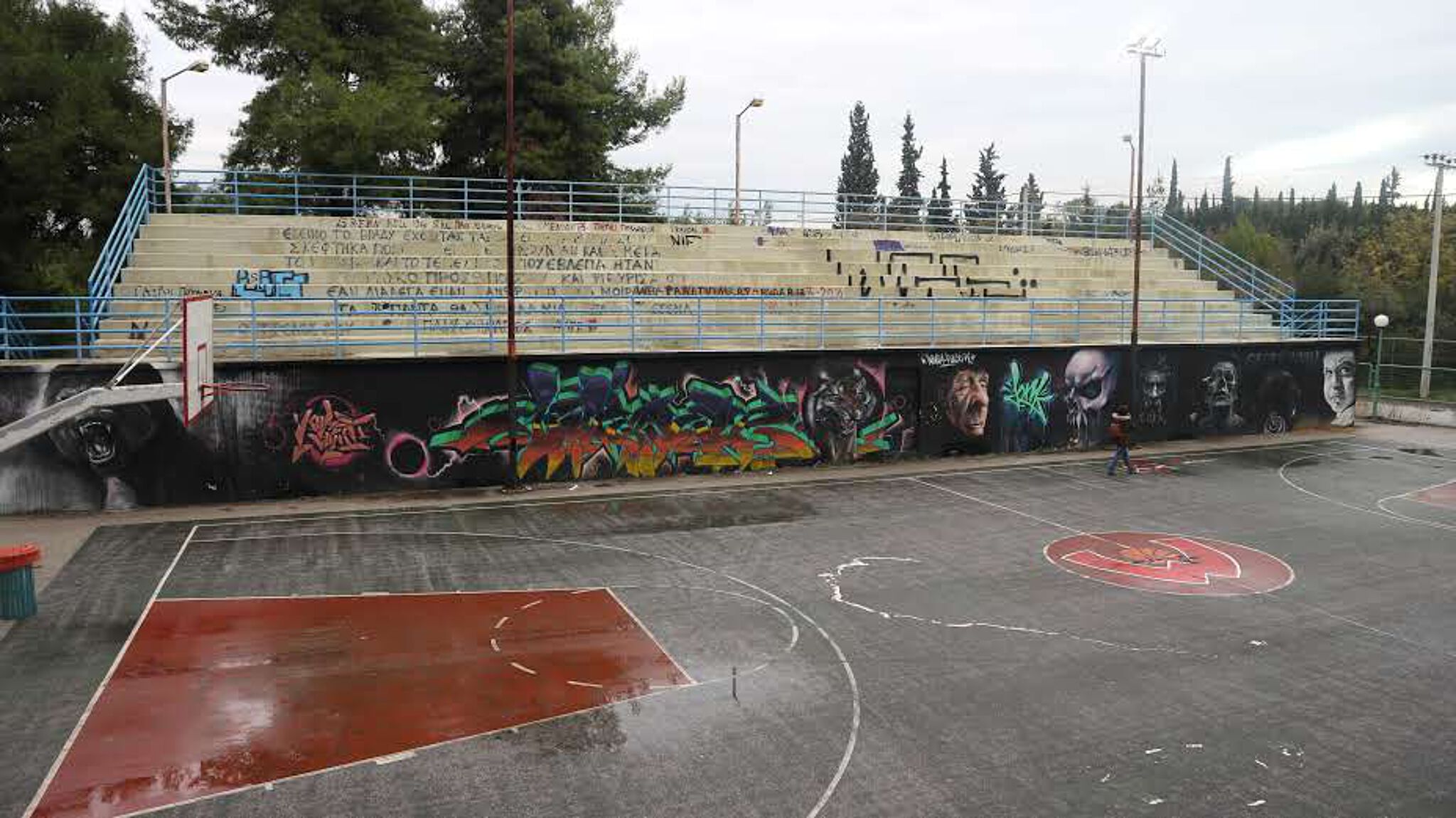 Loni85, Platonas, Komet1&mdash;Basketball Court - Multiple Artworks