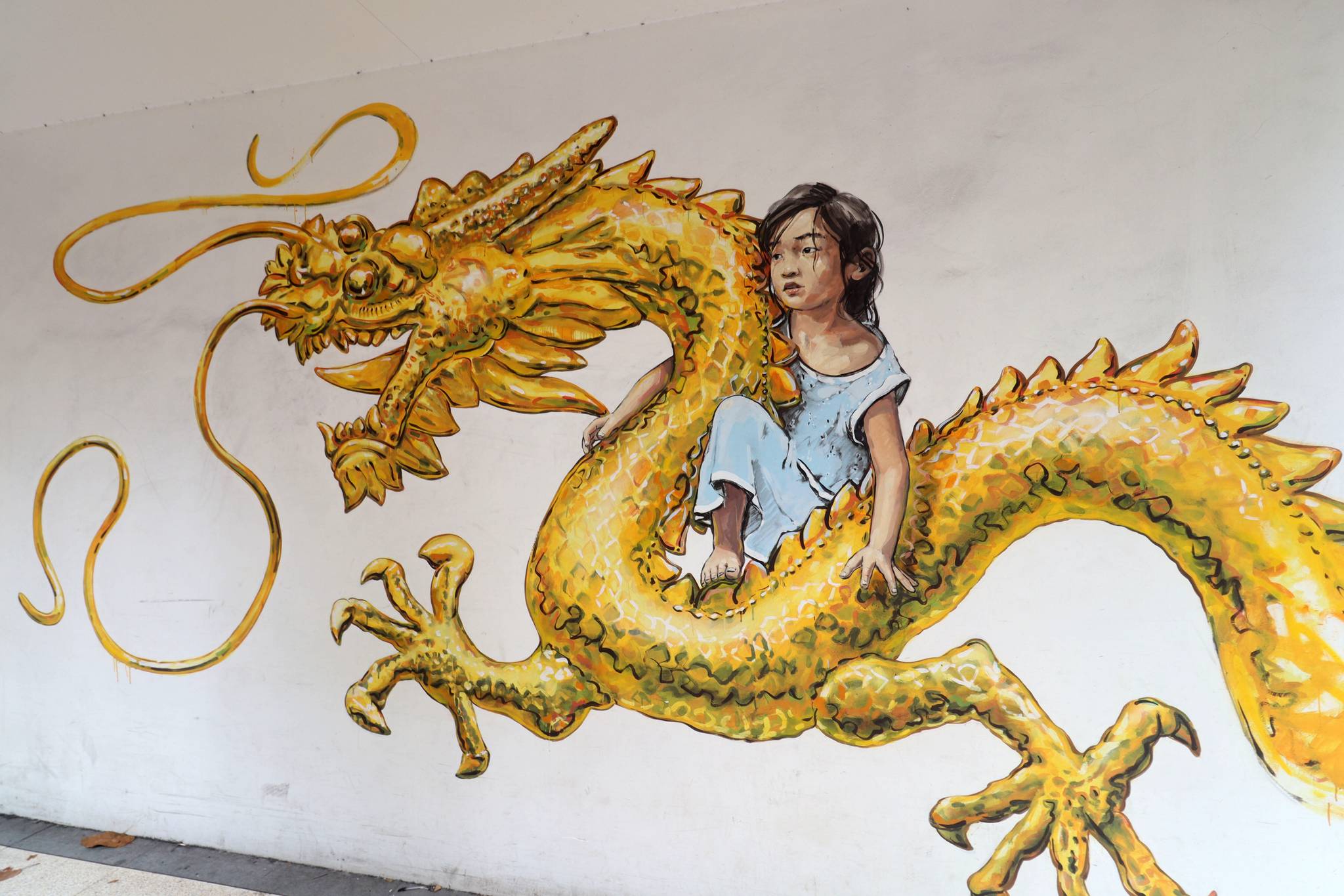 Ernest Zacharevic&mdash;Golden Dragon