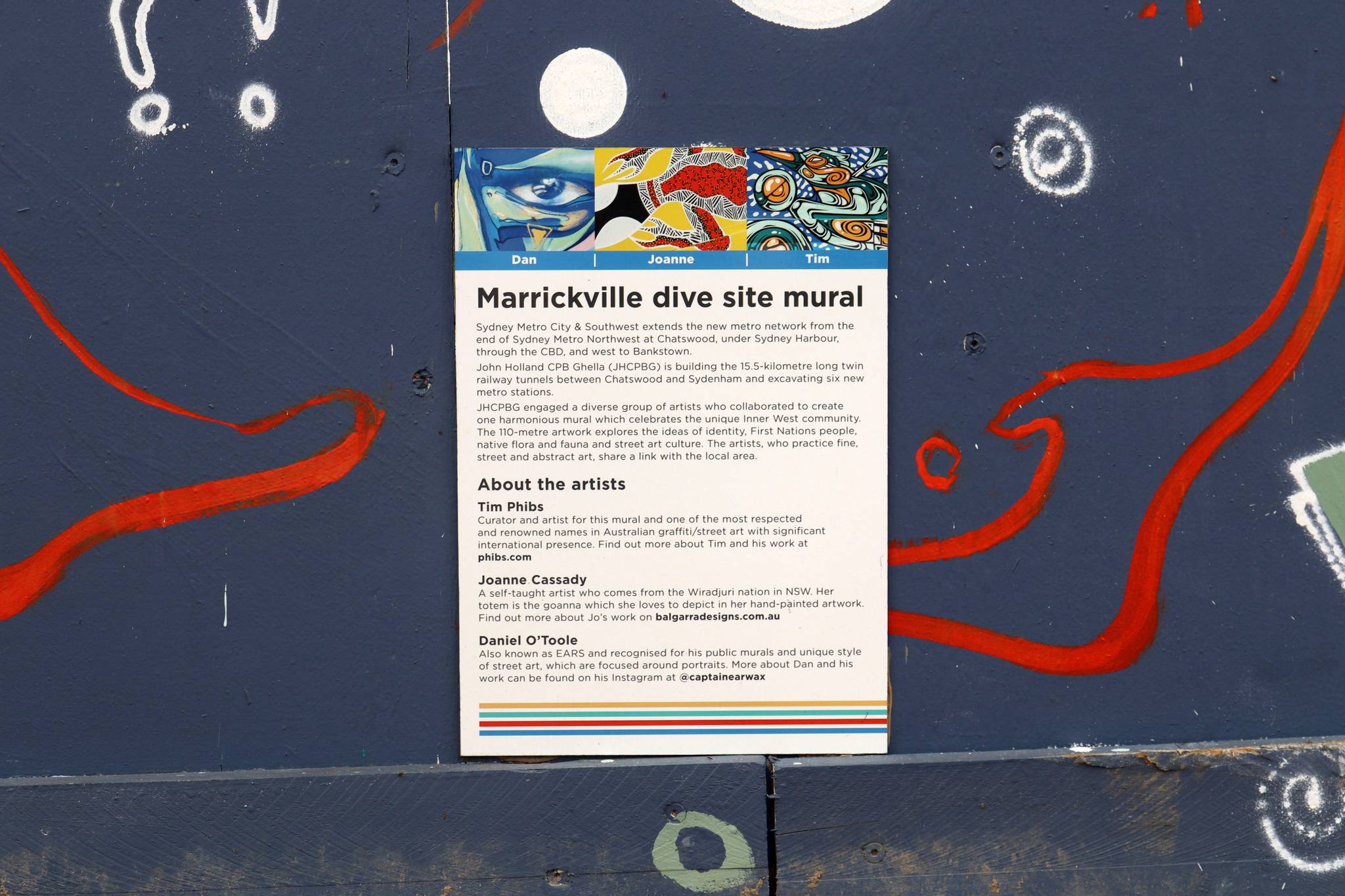 Ears, Joanne Cassady, Phibs&mdash;Marrickville Dive Site Mural