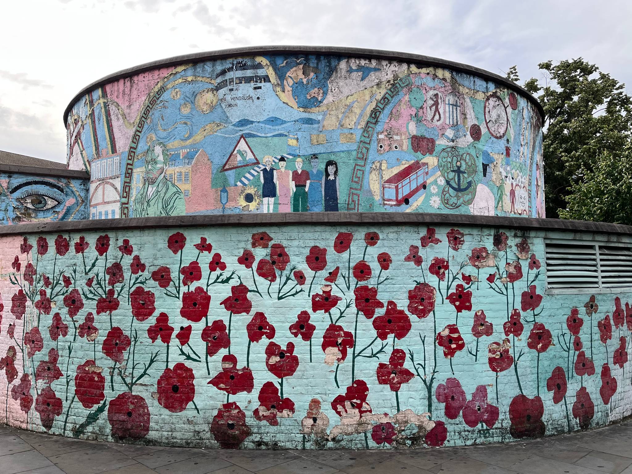 Brian Barnes&mdash;Stockwell War Memorial Mural