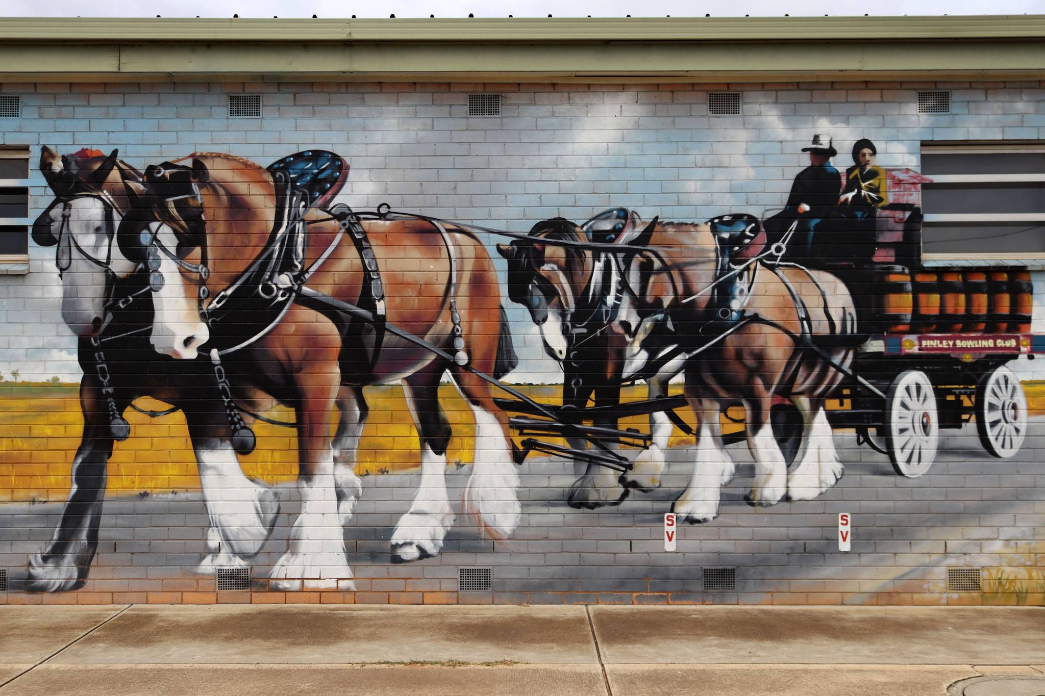 Heesco, Damien Mitchell&mdash;Clydesdale Horses