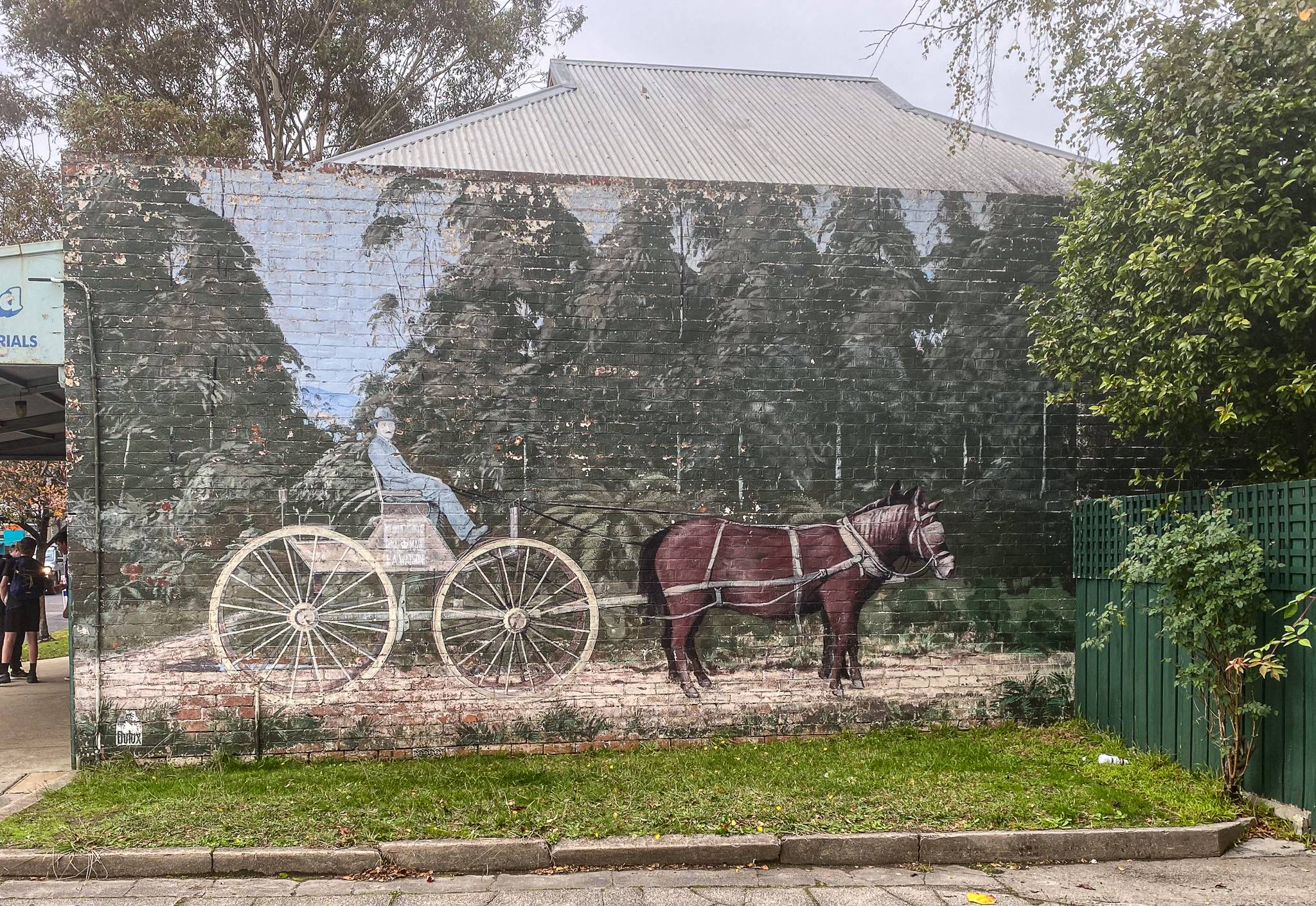 Dennis Leversha&mdash;The Mail Cart