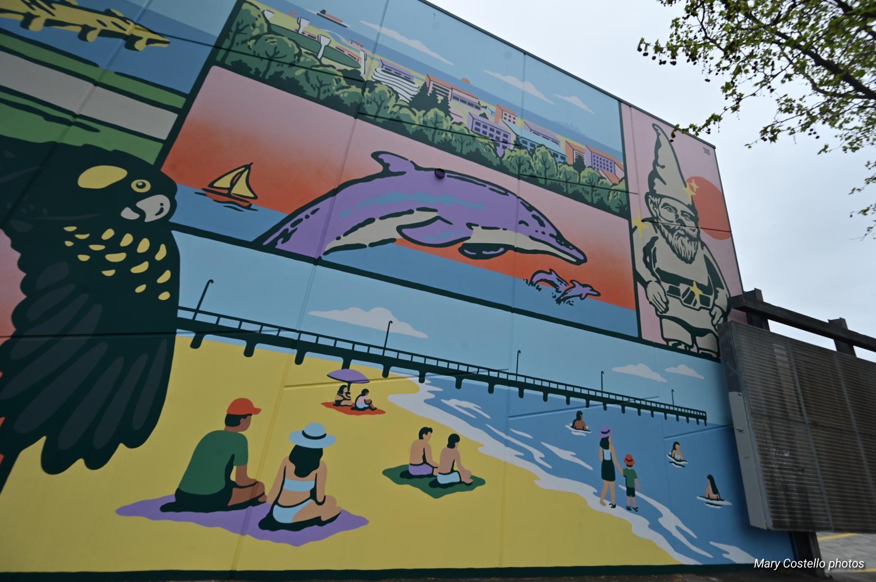 Jack and Josh—Frankston's 60th anniversary mural