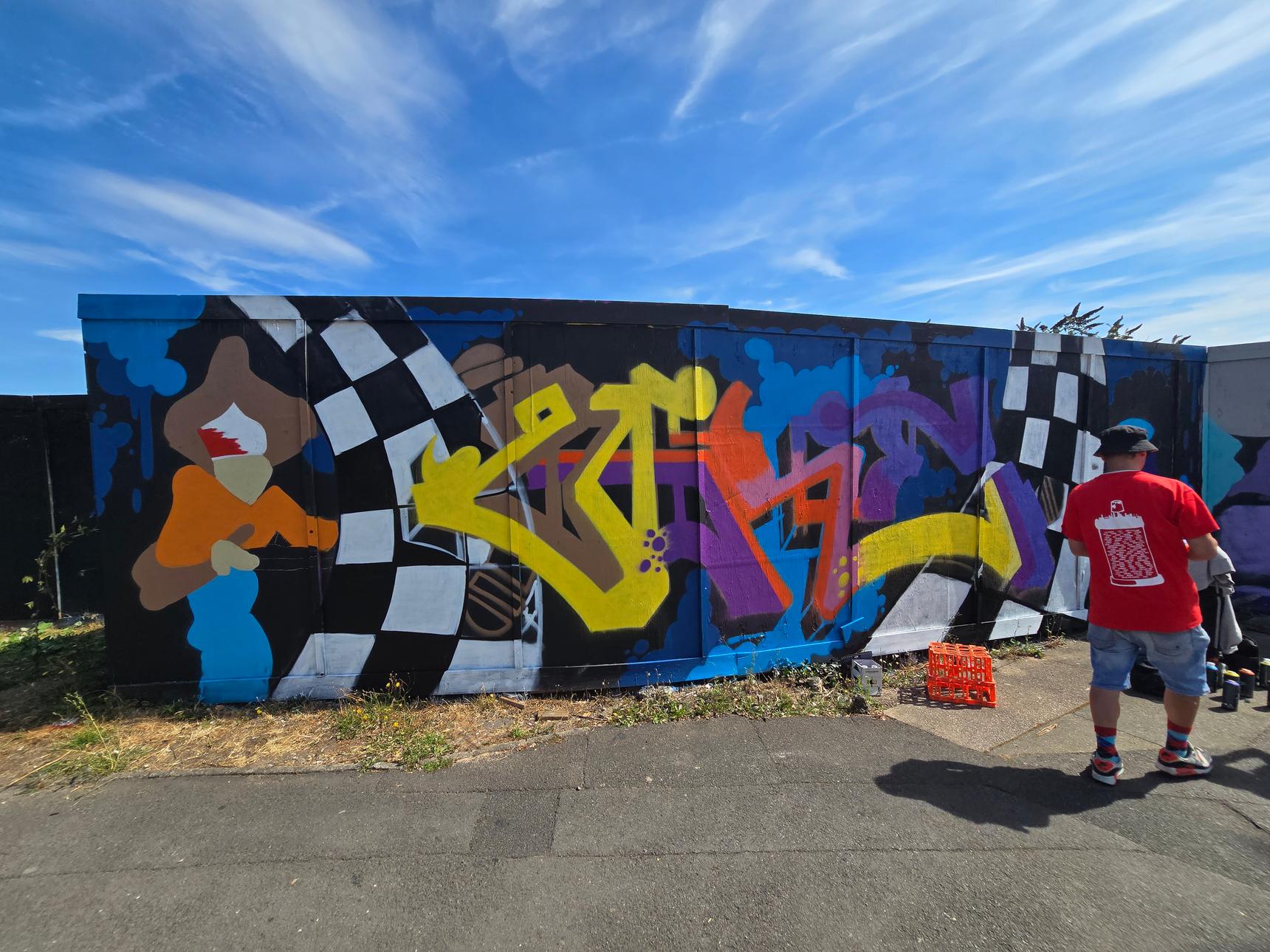 Sweetheart Streetart, Marko Antonio—Broadway to Brooklyn Ferry Express Tribute