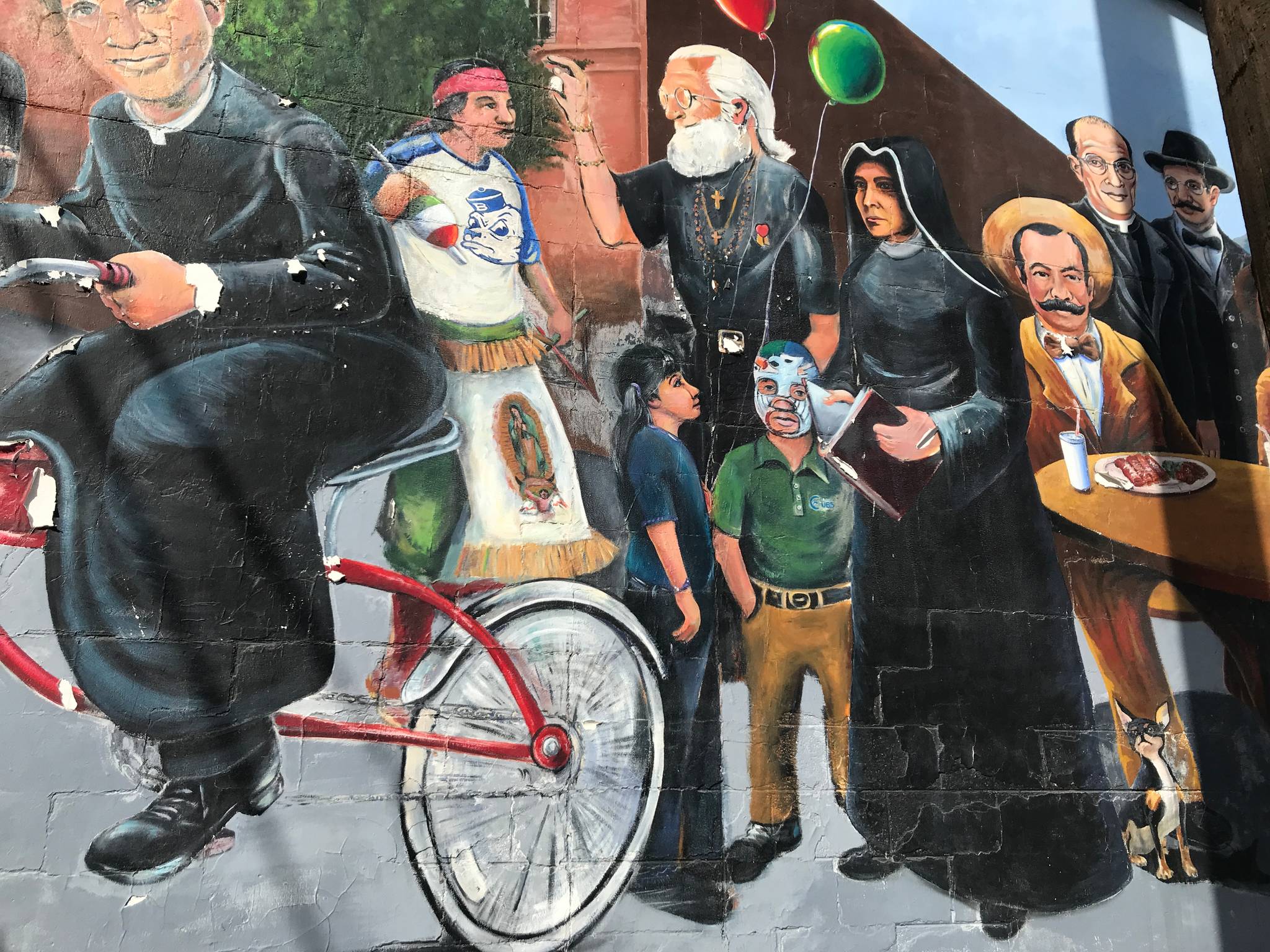 Francisco Delgado, Mauricio Olague&mdash;Sagrado Corazon Catholic Church Mural