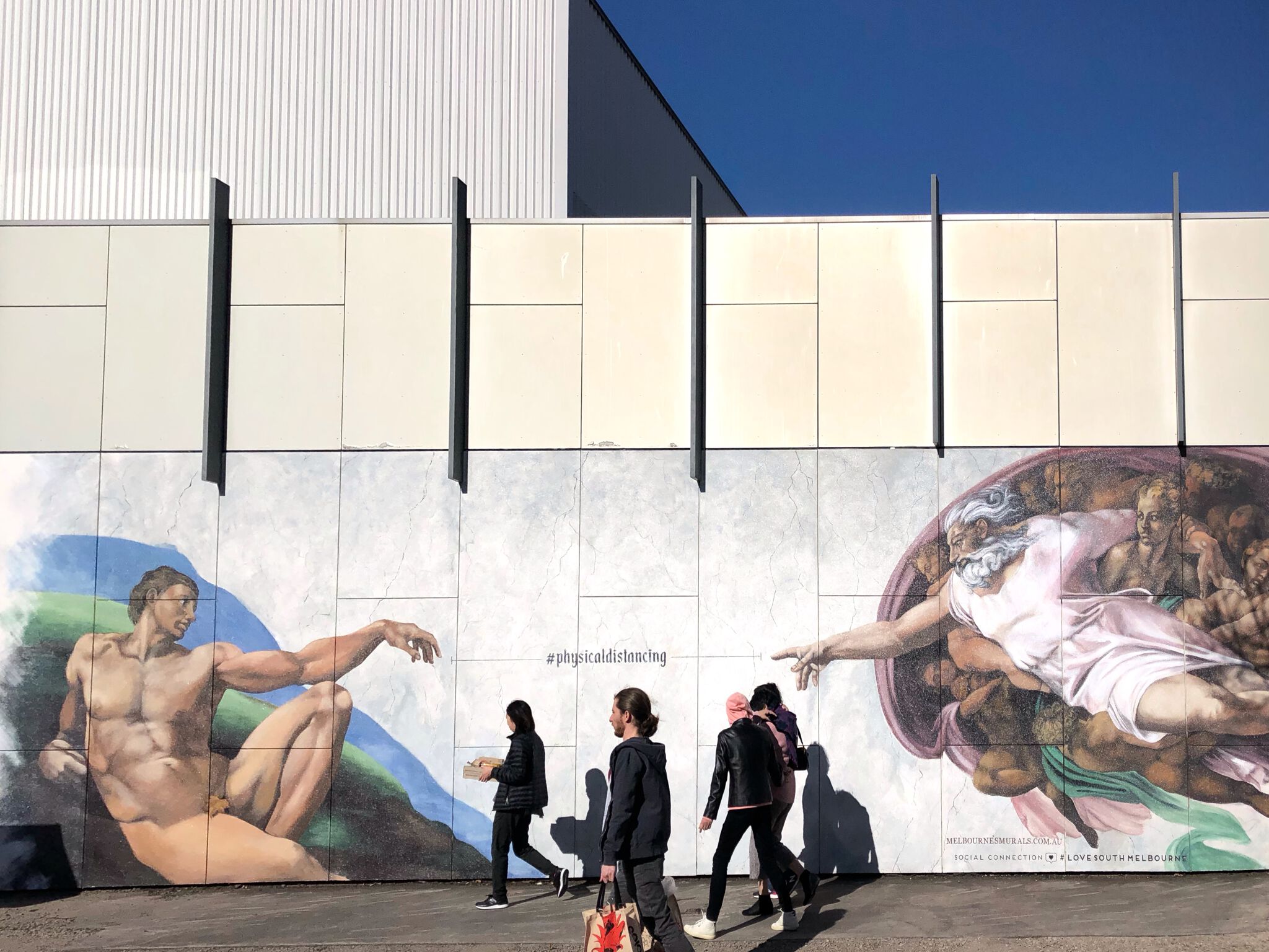 Melbourne's Murals&mdash;Physical Distancing