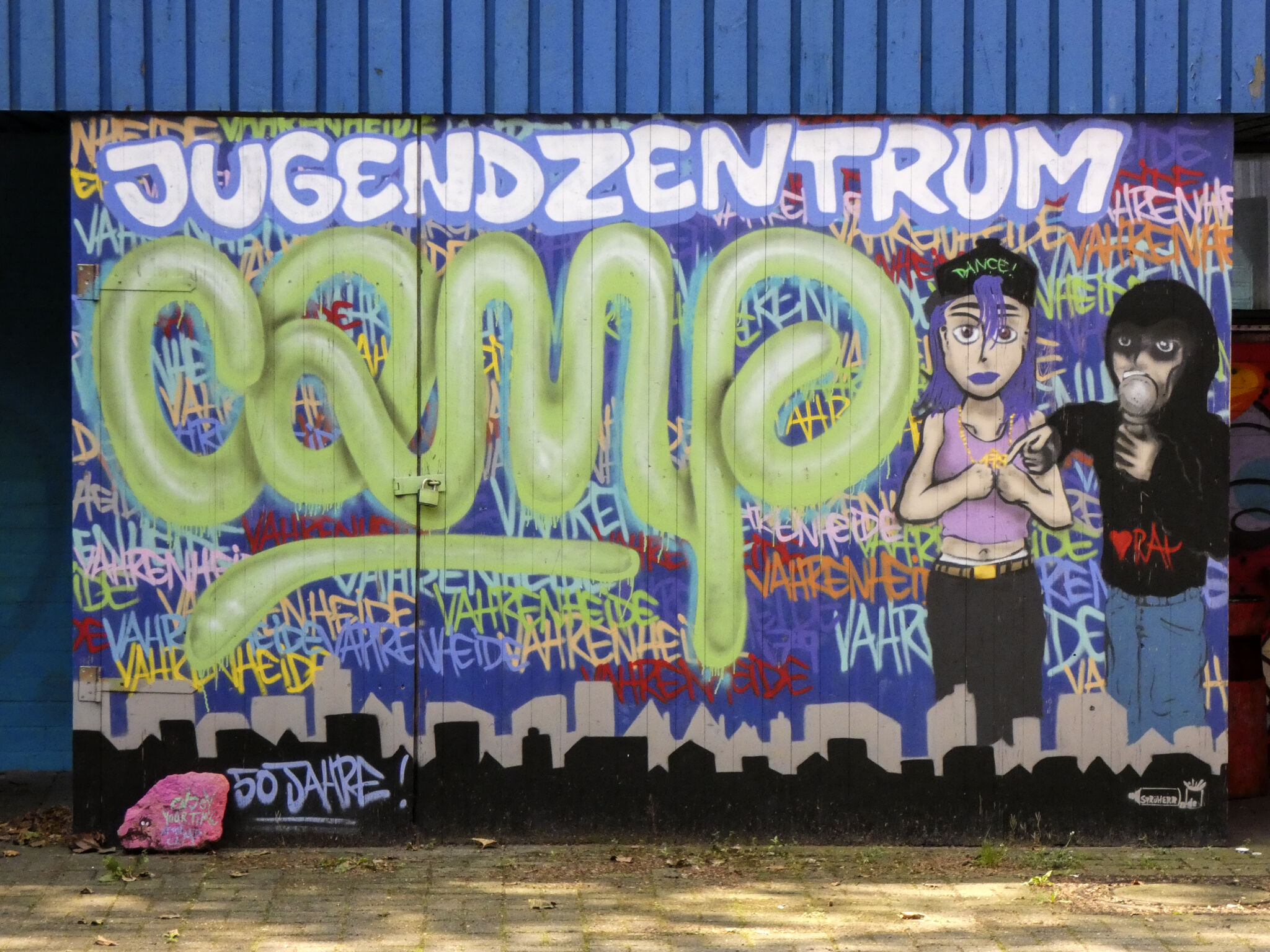 Midel, Kartel, Zike, moe_graffiti, laesko, Team Dotu&mdash;Jugendzentrum Camp