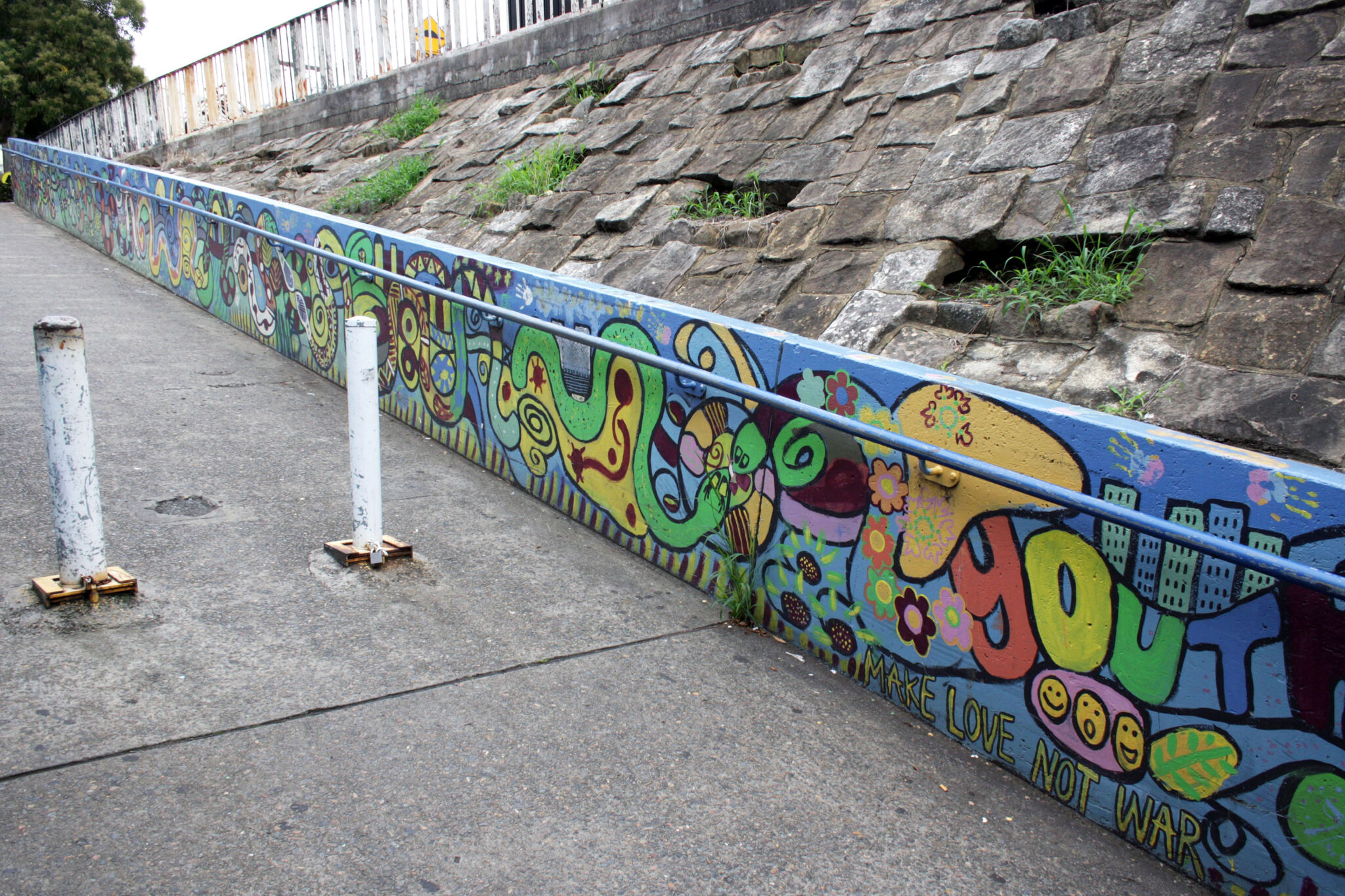 Catherine McCauley High School, Holroyd High School&mdash;Merrylands Station Underpass Mural