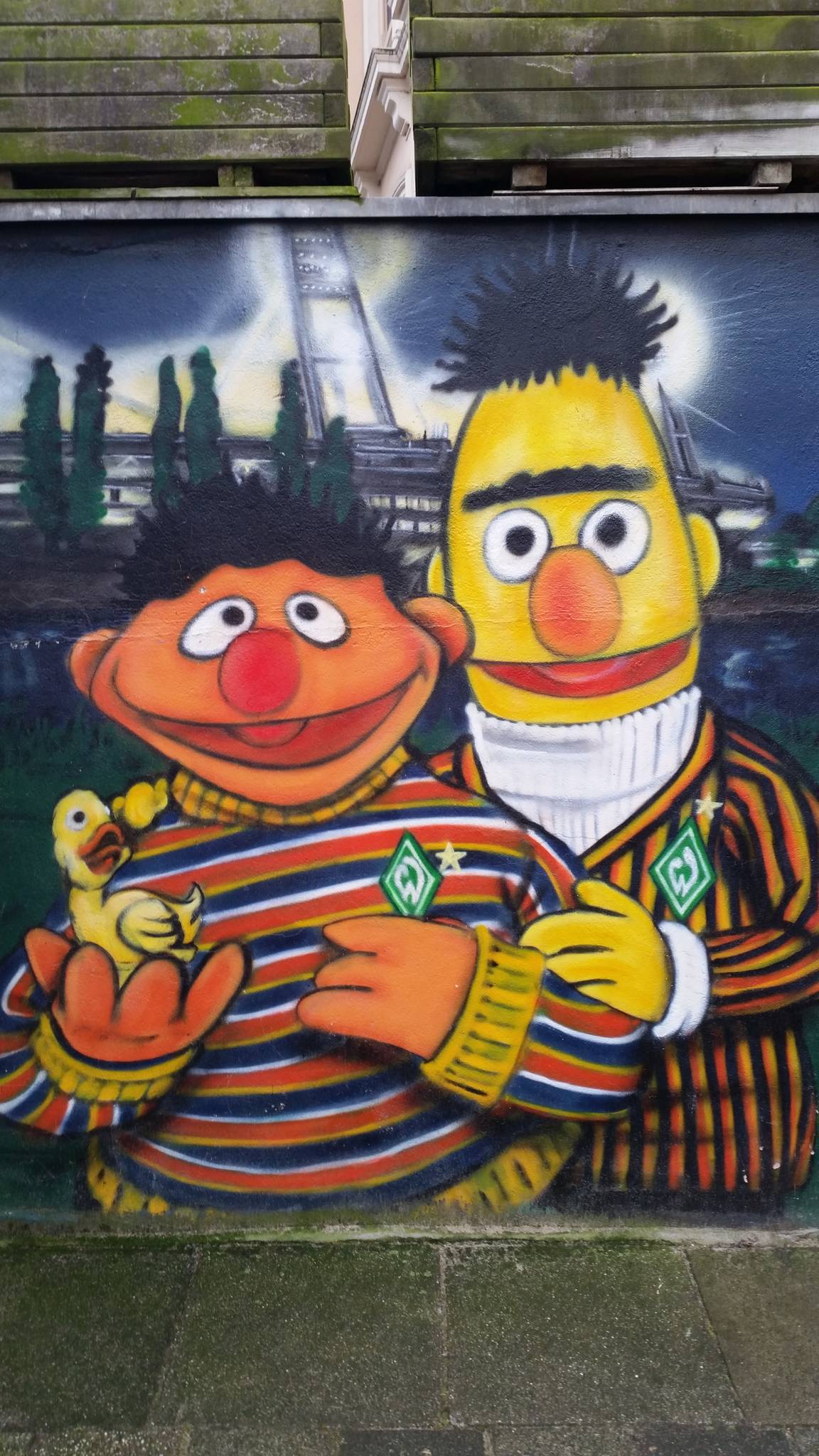 Mitja Vandre, C-Airbrush&mdash;Ernie und Bert