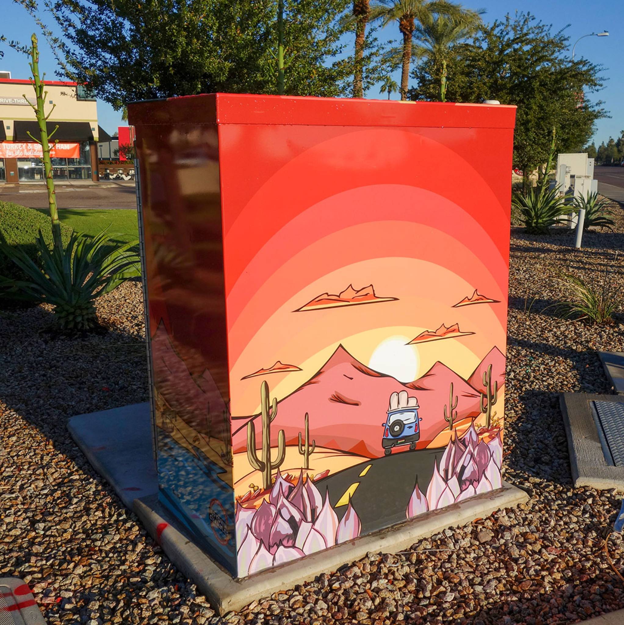 Yaelh Castaneda&mdash;Traffic Control Box