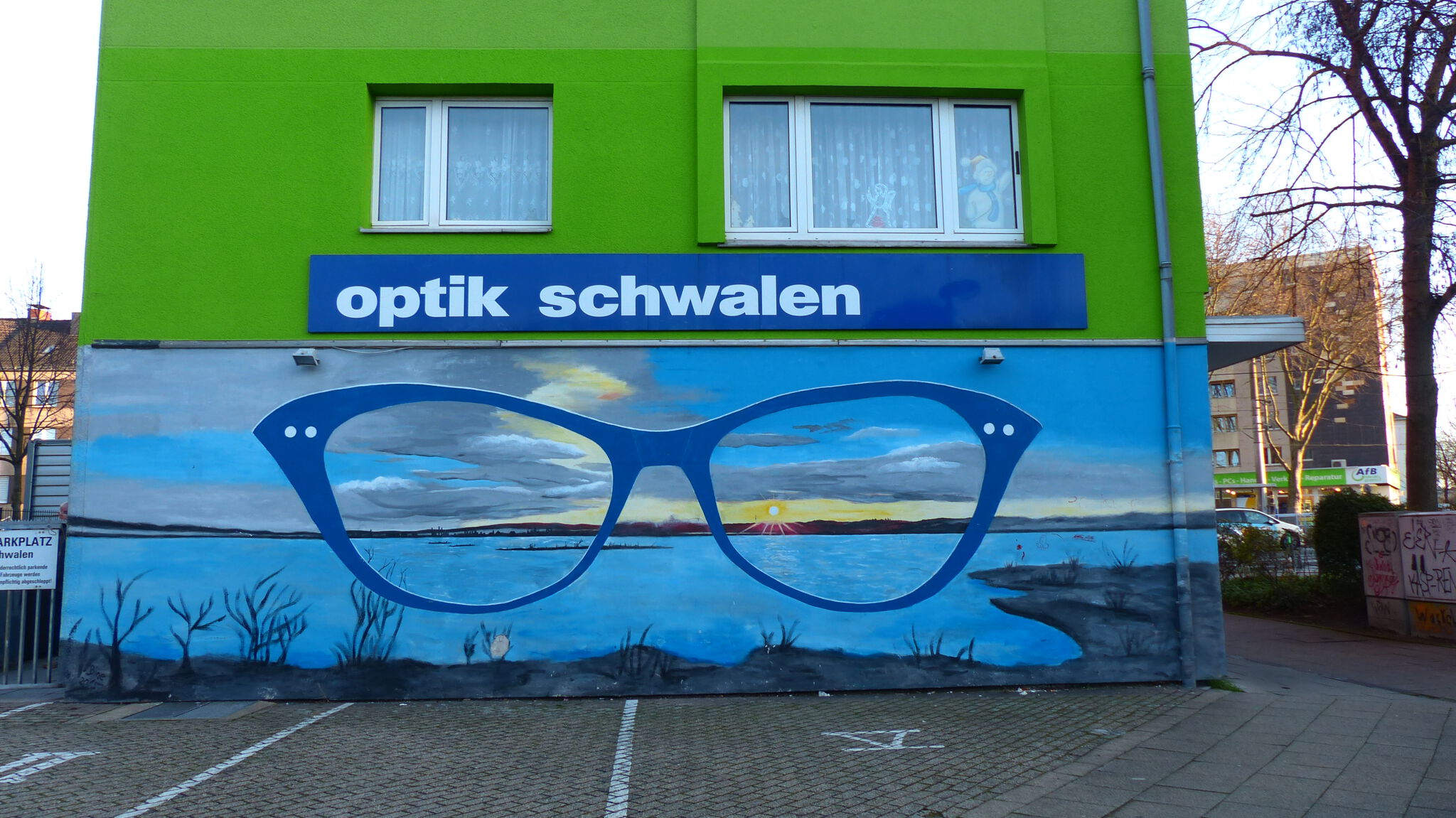 Unknown - Essen&mdash;Promotion wall for Optician Schwalen
