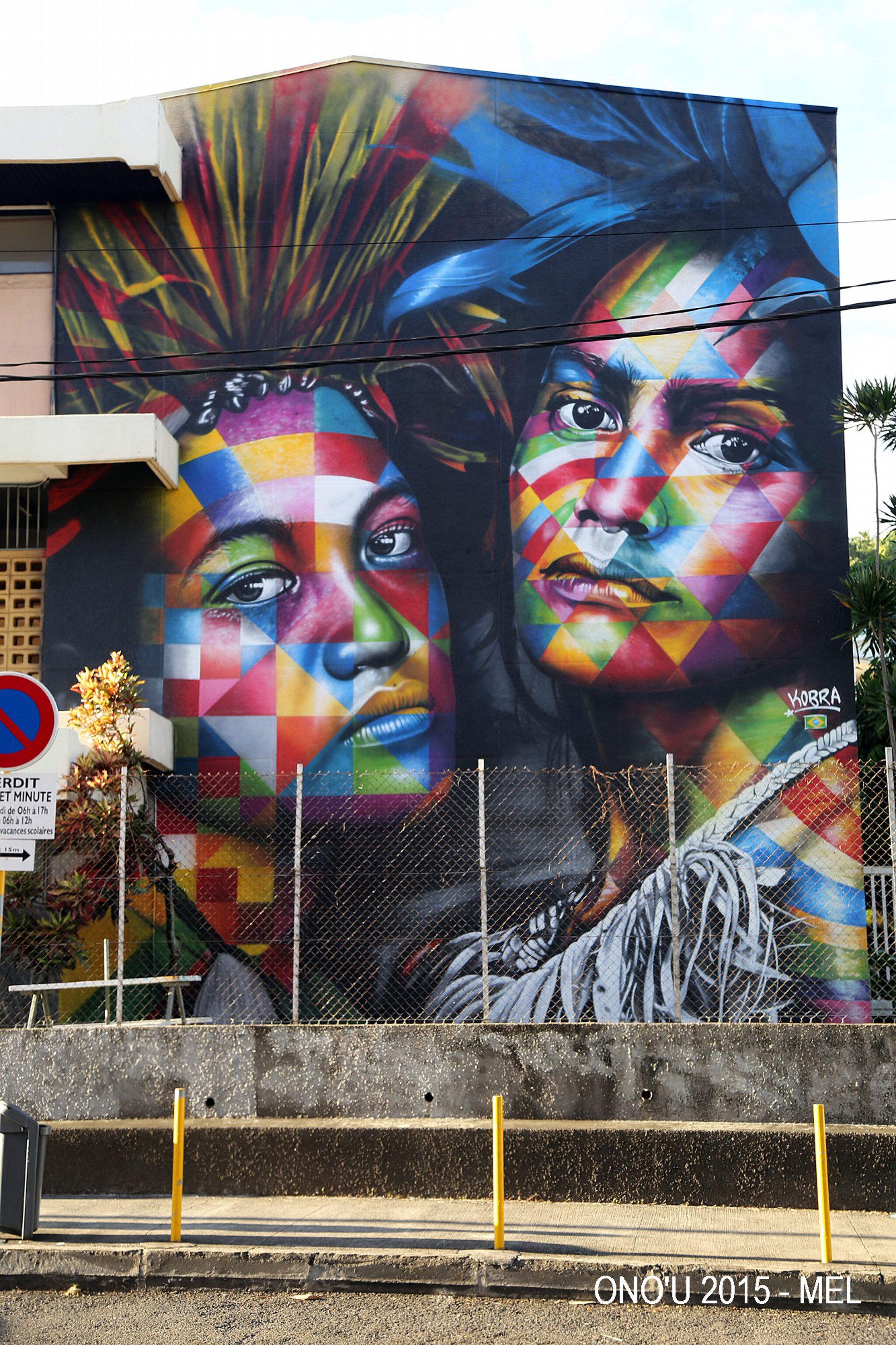 Eduardo Kobra&mdash;Kobra in Papeete