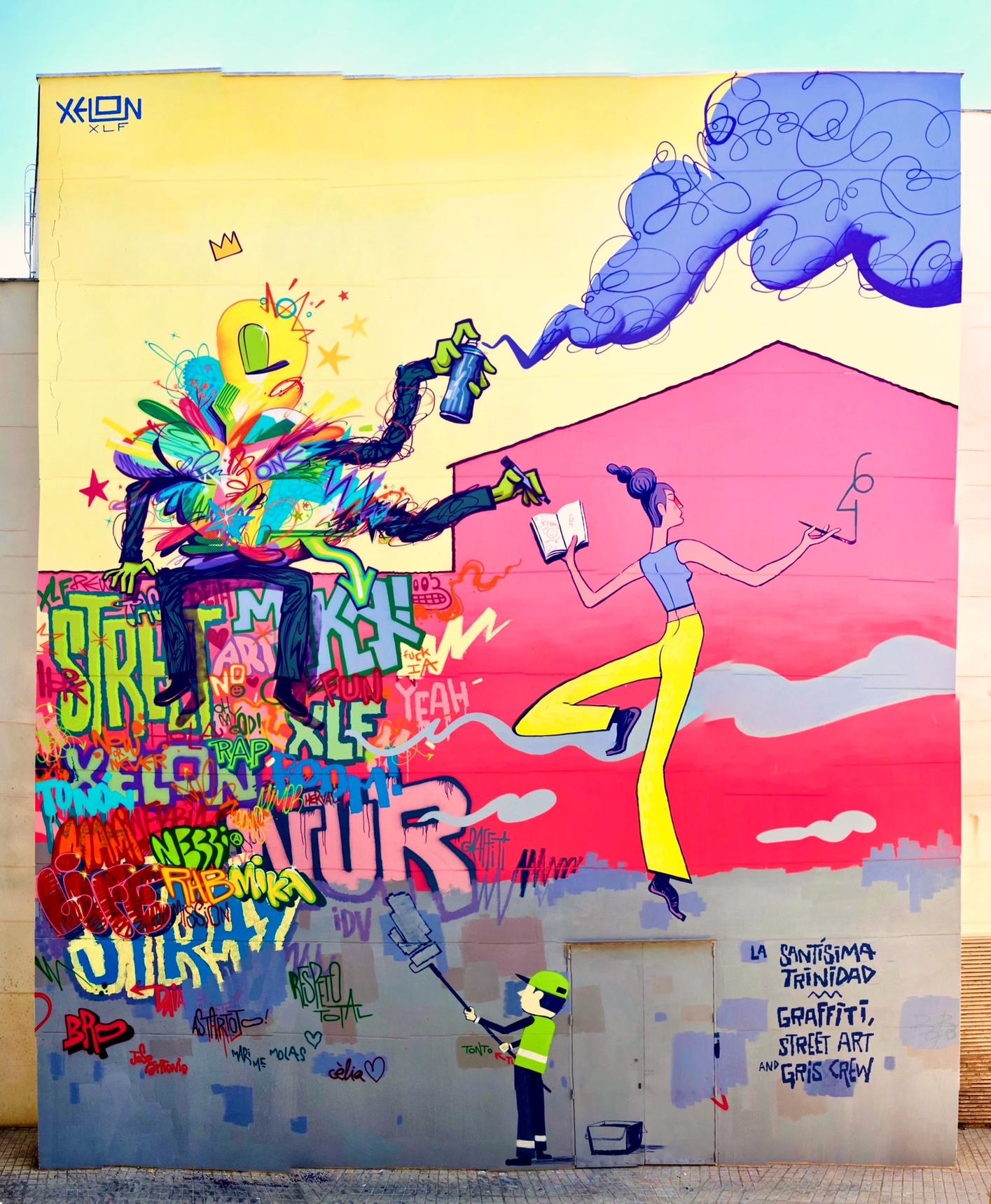 Xelon.xlf—“La Santísima Trinidad: Graffiti, Street Art & Gris Crew”