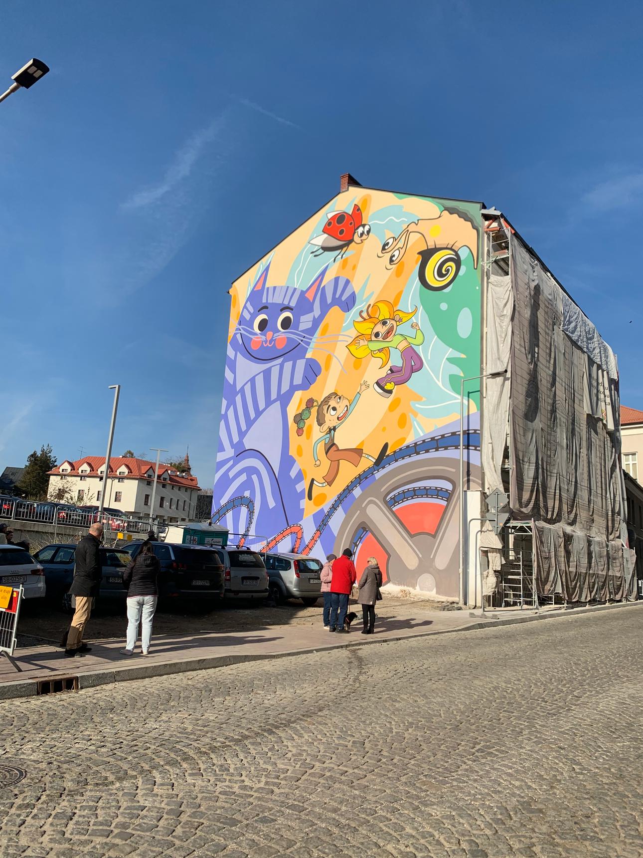 Yevheniia Rudiuk, Turbos—Cartoons’ mural