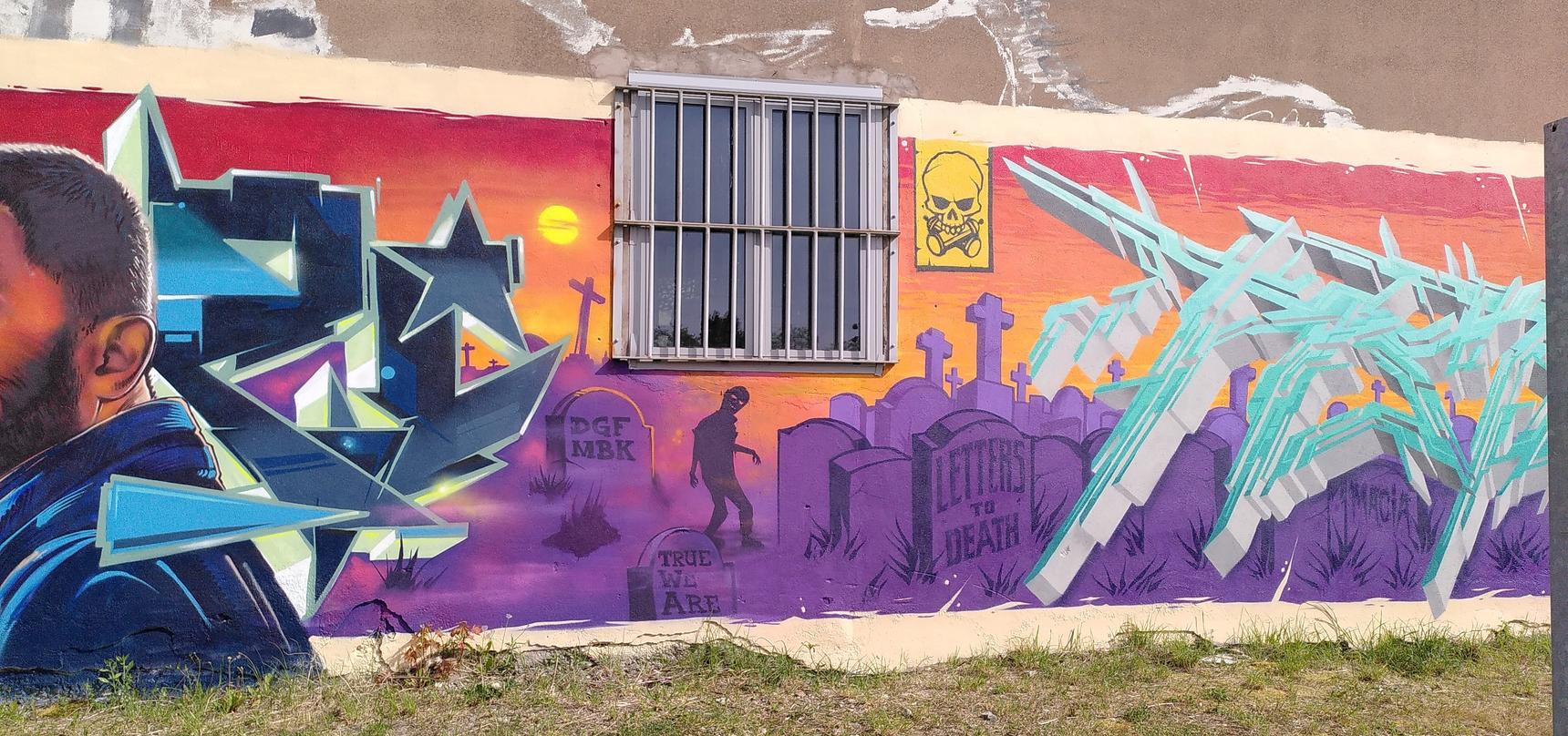 Mahon, Copsa 104 Crew Wildcans, Pisco Logik, Pistone Letters—Macia Zombies Wildcans Wall