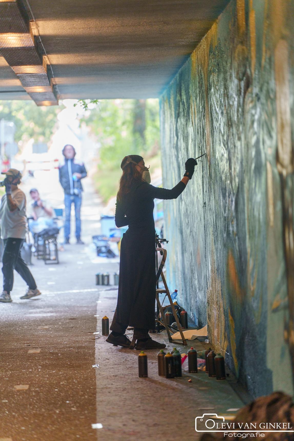 Zmaja, Marloes De Kiewit, Laxmi Manuela, Simian Switch, VAAF, Toscanabanana, Sokaris, Anouk Brand, Lucile Van Laecken, Rutger Termohlen, Sowet, Zark, Studio mutoni, Sasko, Kseniia Nel—Bospoorttunnel 'Wij eisen de nacht op'
