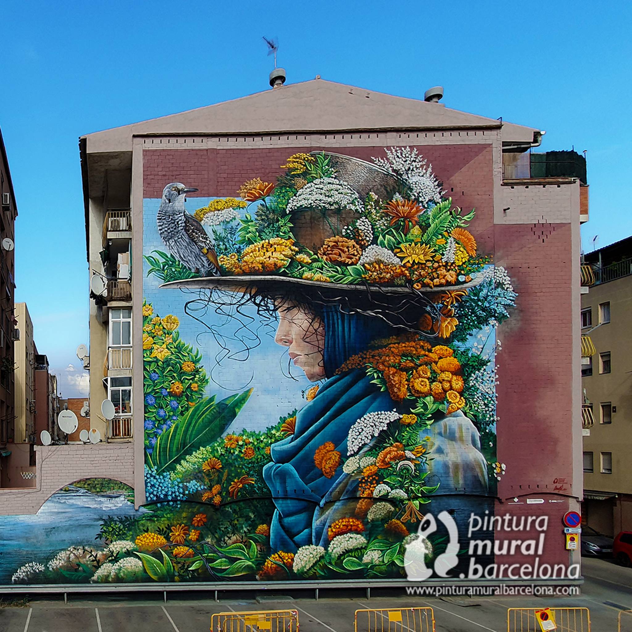 Pintura-mural-barcelona, Mateo Lara&mdash;MONTCADA I REIXACH