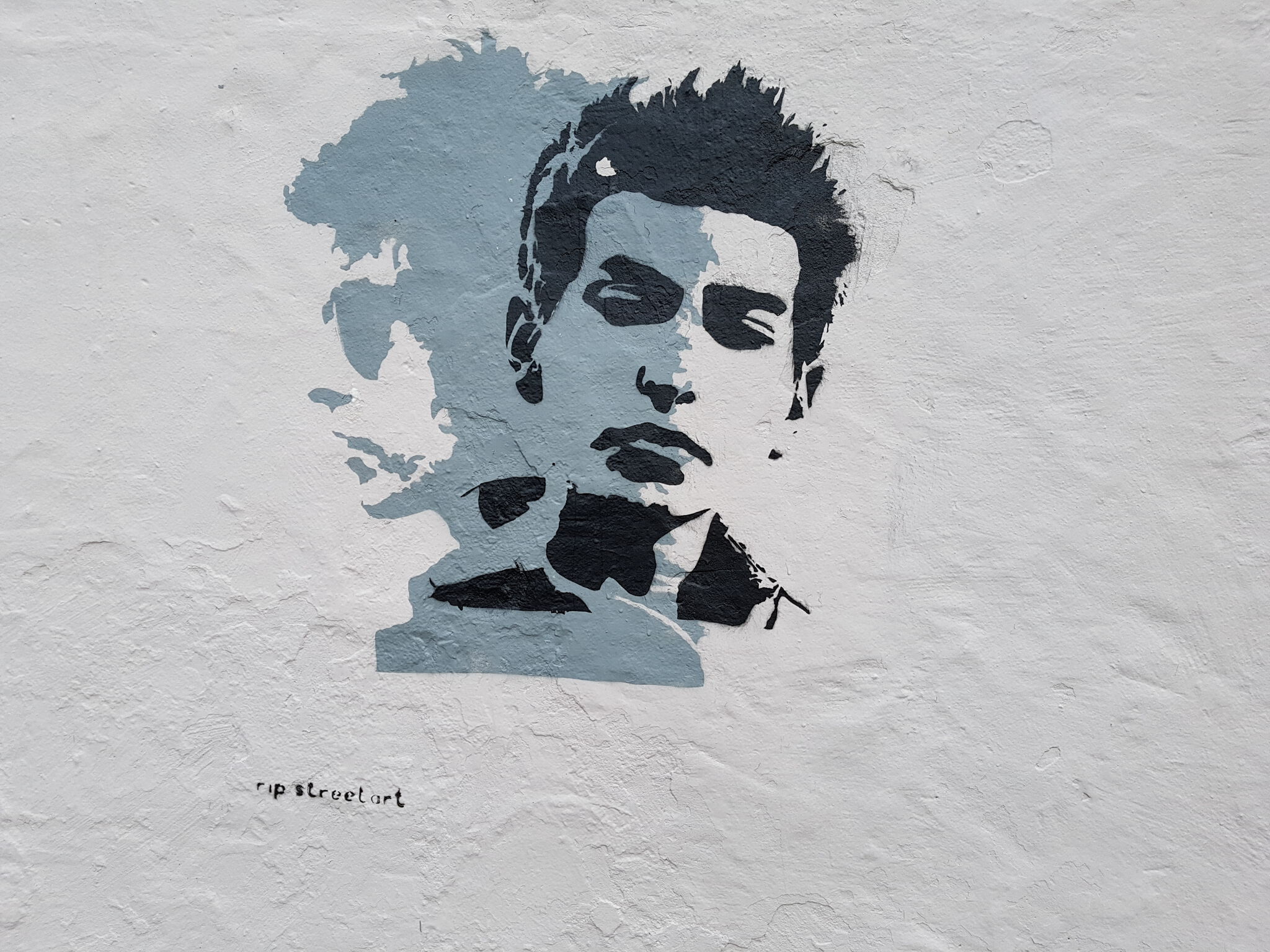 RIP_streetart&mdash;Bob Dylan