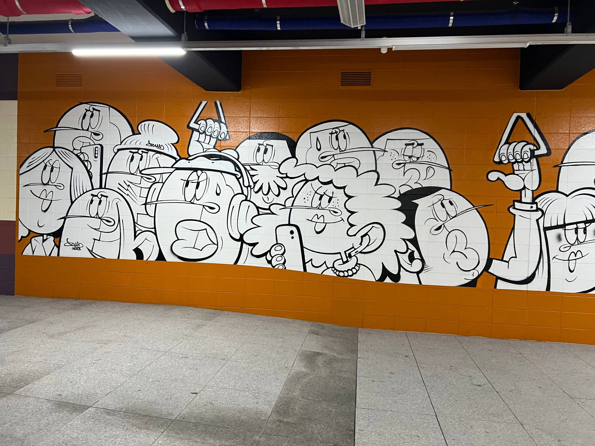 &mdash;Túnel mural art