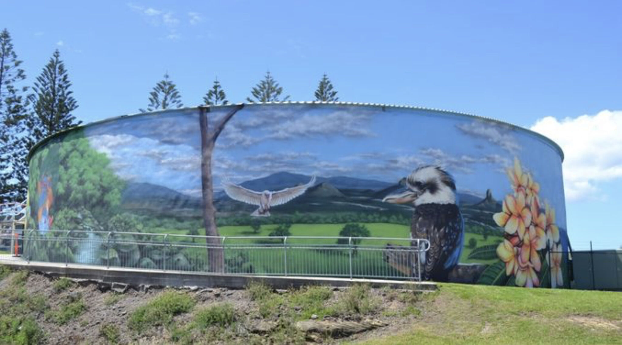 Australian Silo Art Trail&mdash;Caloundra Water Tank Art