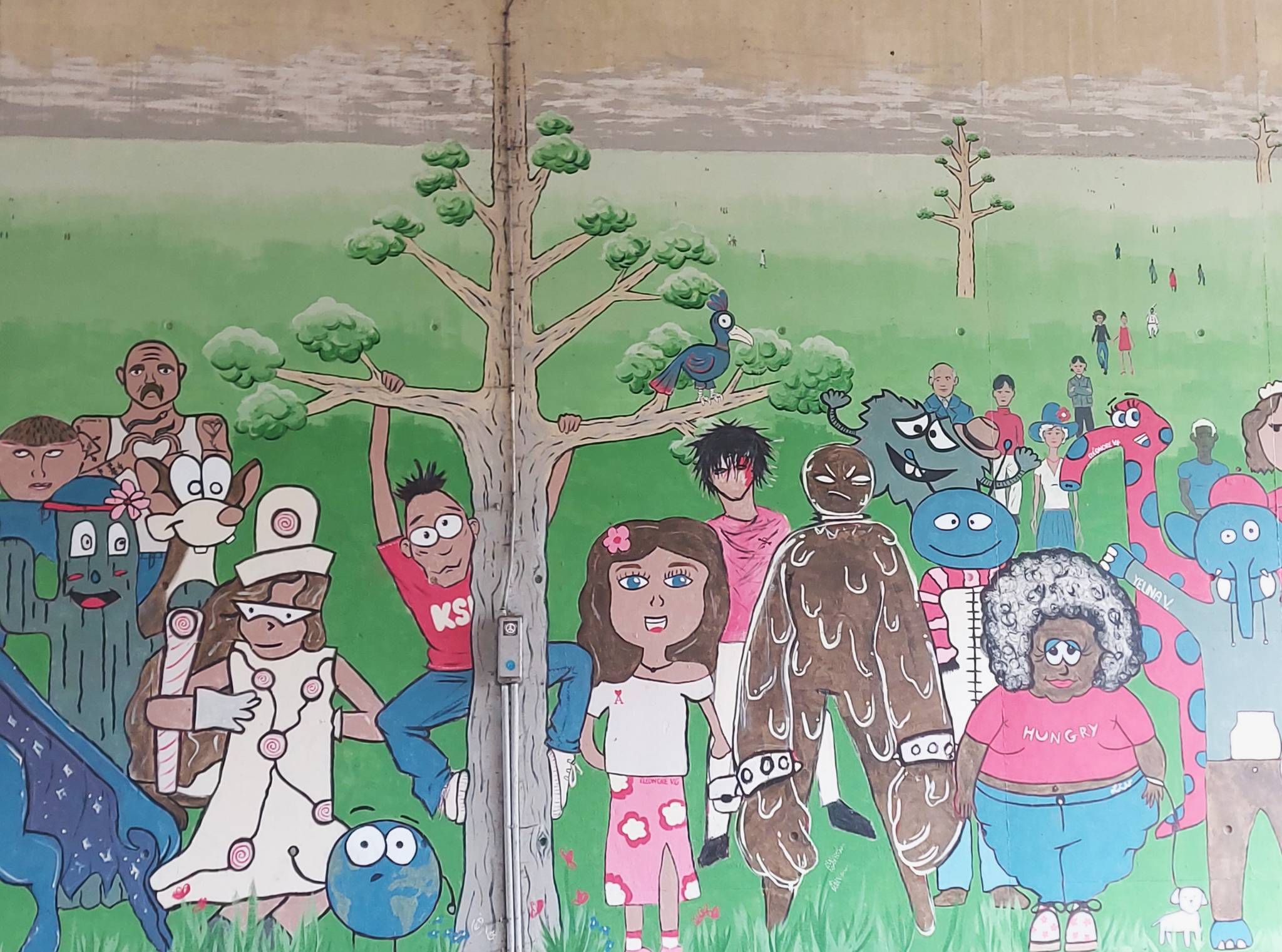 local schoolkids&mdash;KSD streetart