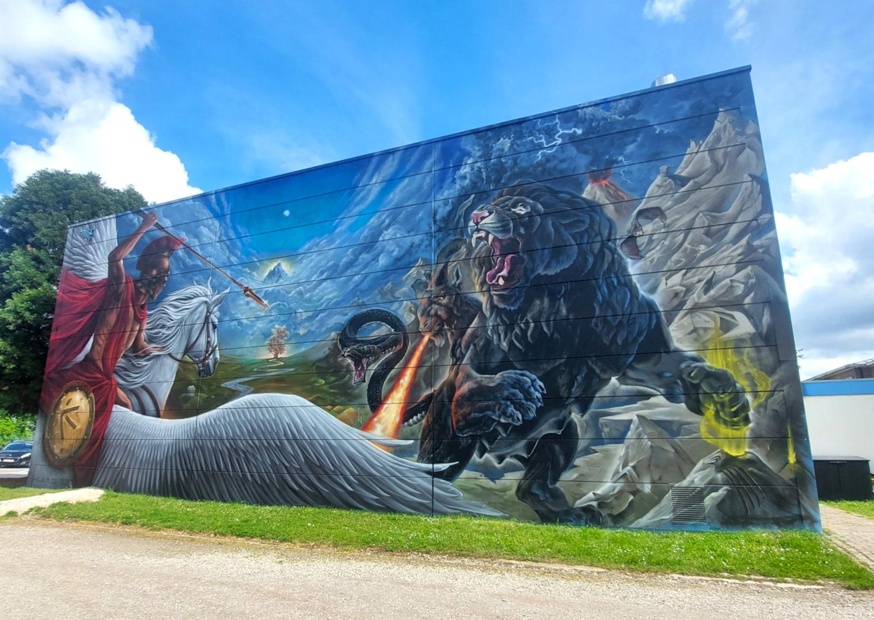 KIWI Wall Art, TUZQ, Cecko—Enantiodromia